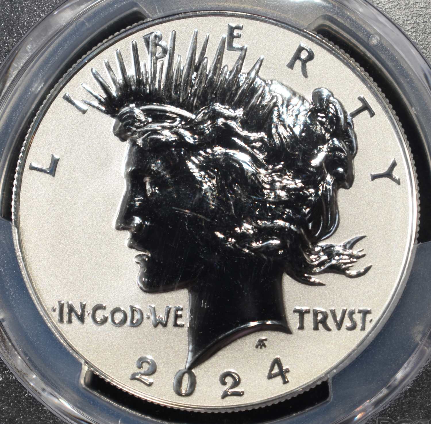 2024-S PEACE DOLLAR REV PR PCGS PR70 FDI
