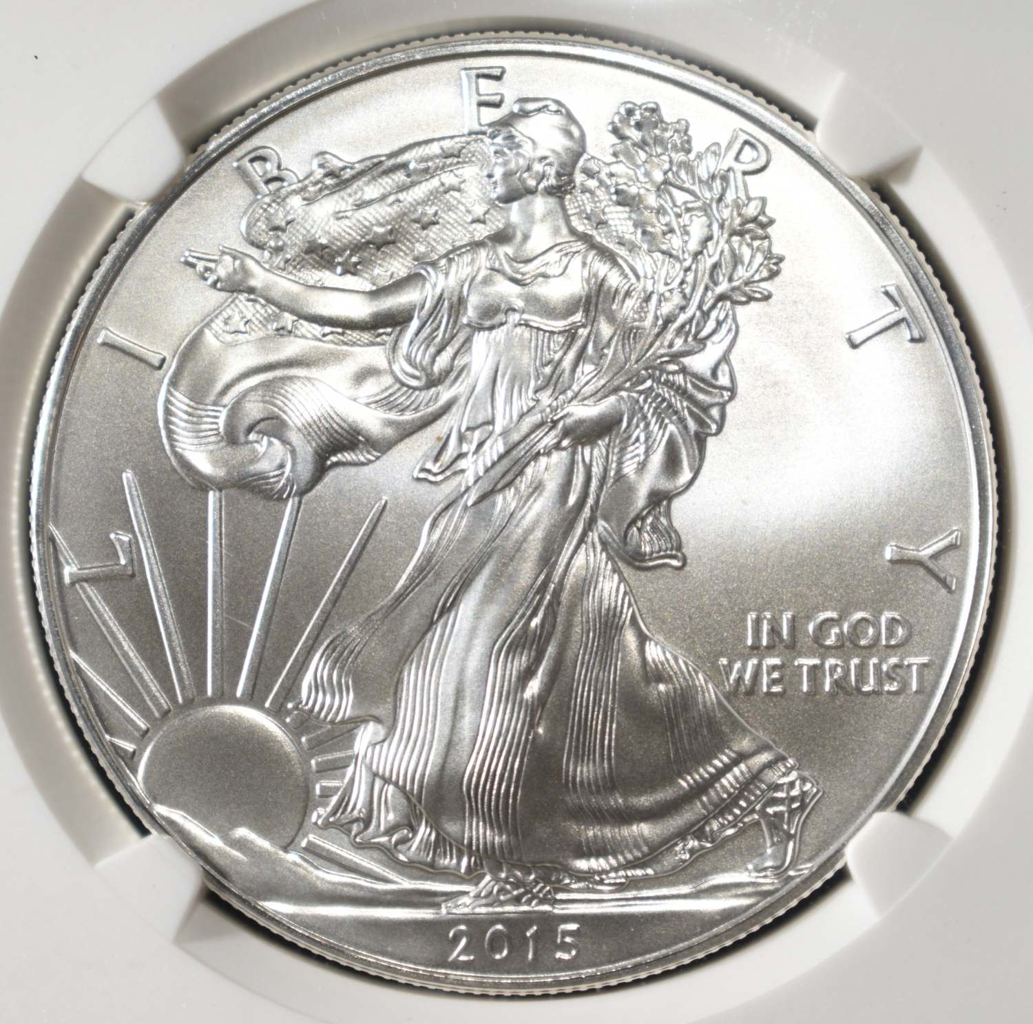2015 AMERICAN SILVER EAGLE NGC MS69