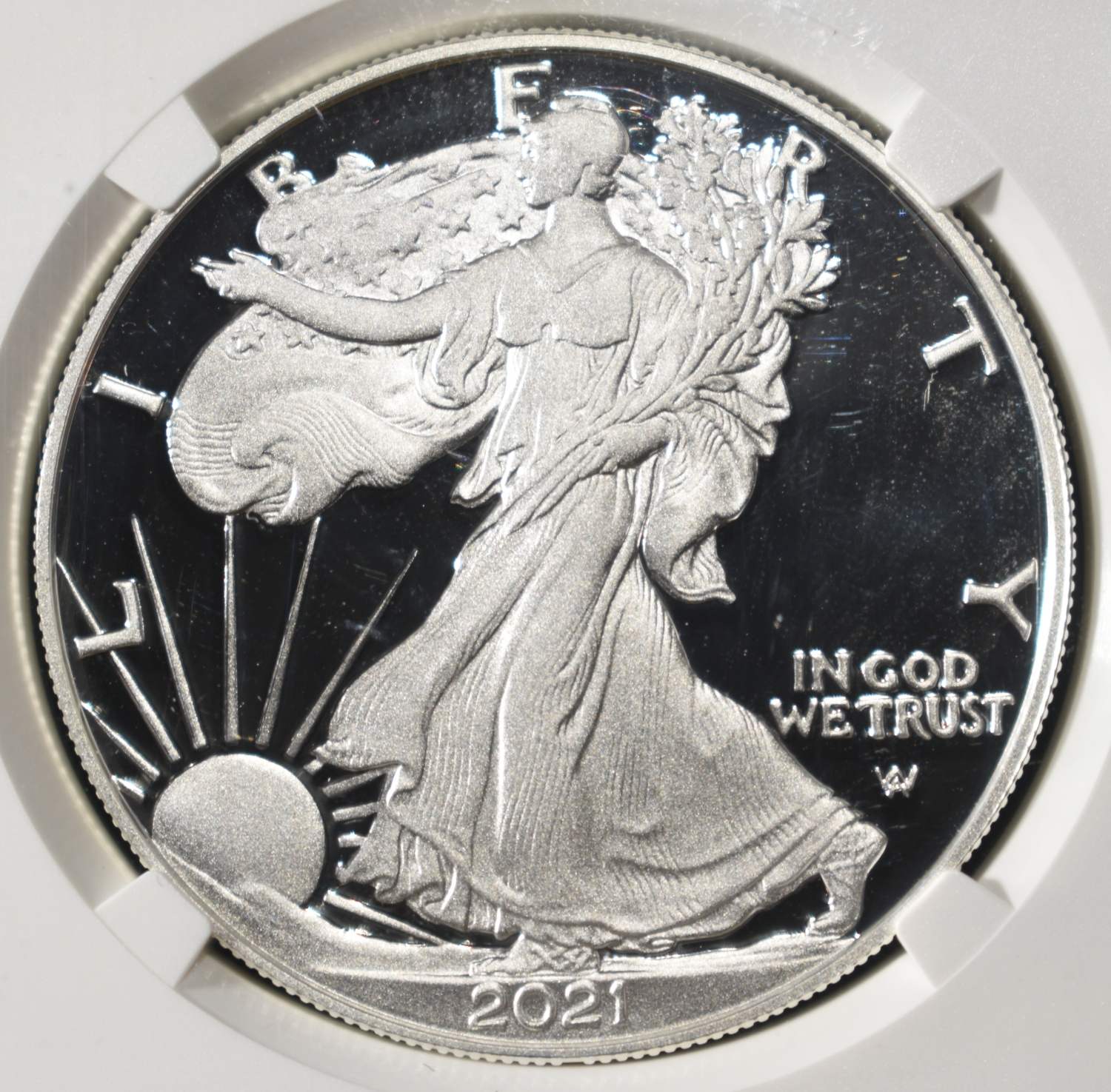 2021-W T-2 PROOF SILVER EAGLE NGC PF70 ULTRA CAMEO