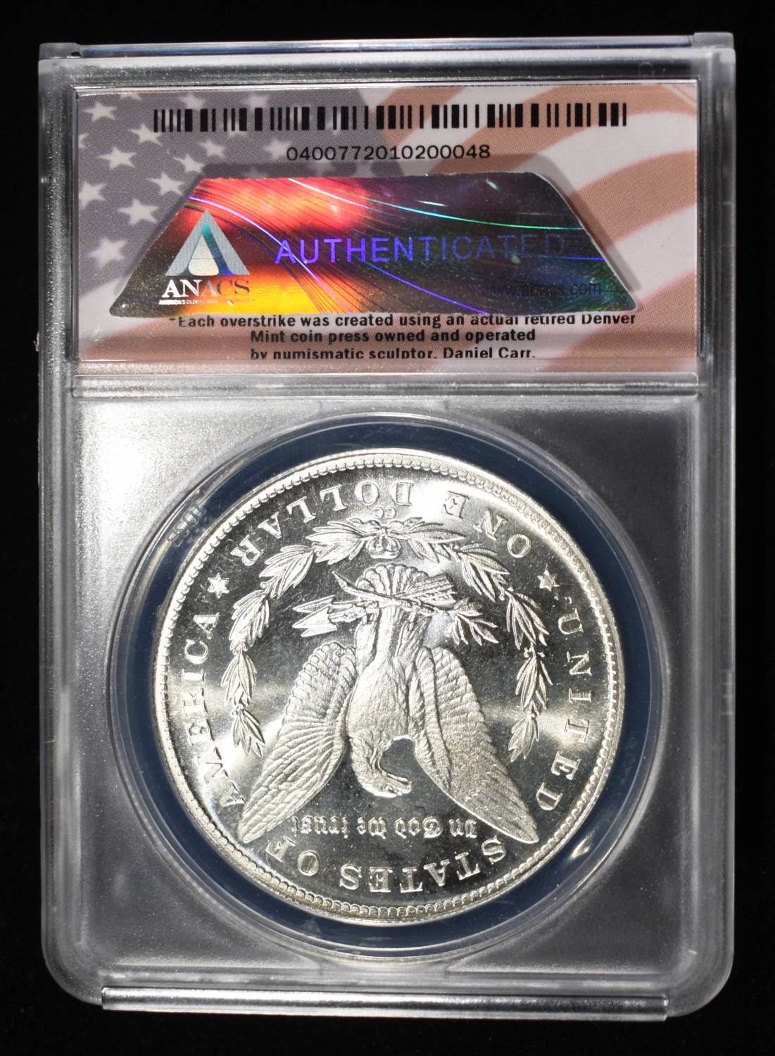 2021-CC CONCEPT DOLLAR 1 OZ .999 ANACS MS69