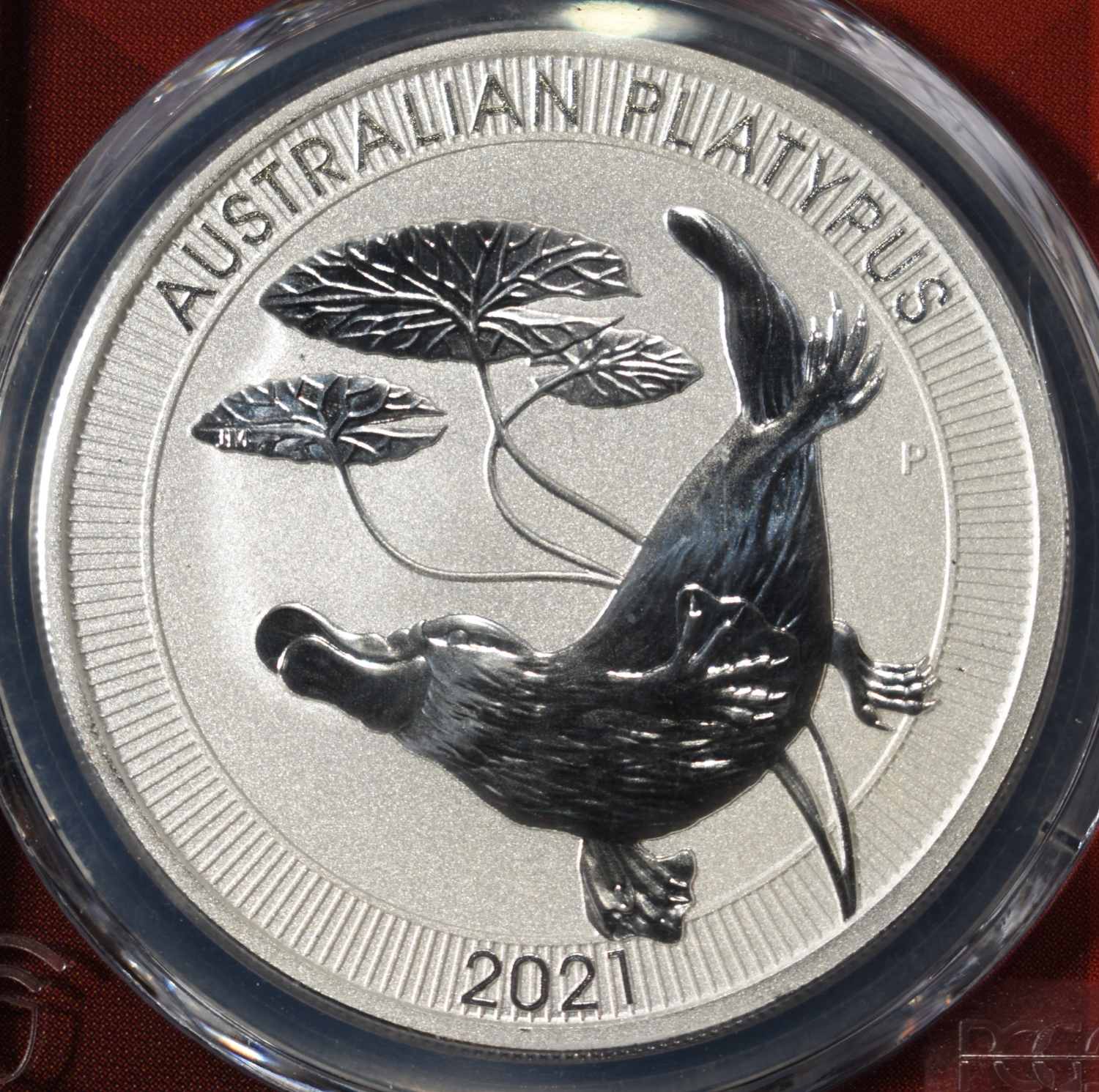 2021-P AUSTRALIA SILVER PLATYPUS PCGS MS-70