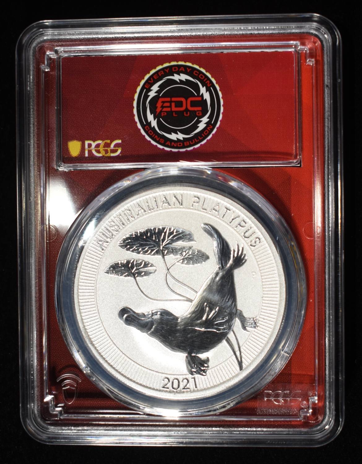 2021-P AUSTRALIA SILVER PLATYPUS PCGS MS-70