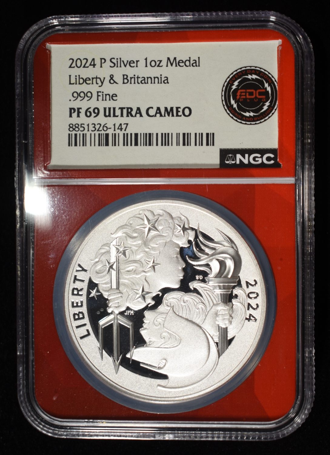 2024-P SILVER LIBERTY & BRITANNIA NGC PF-69 UCAM