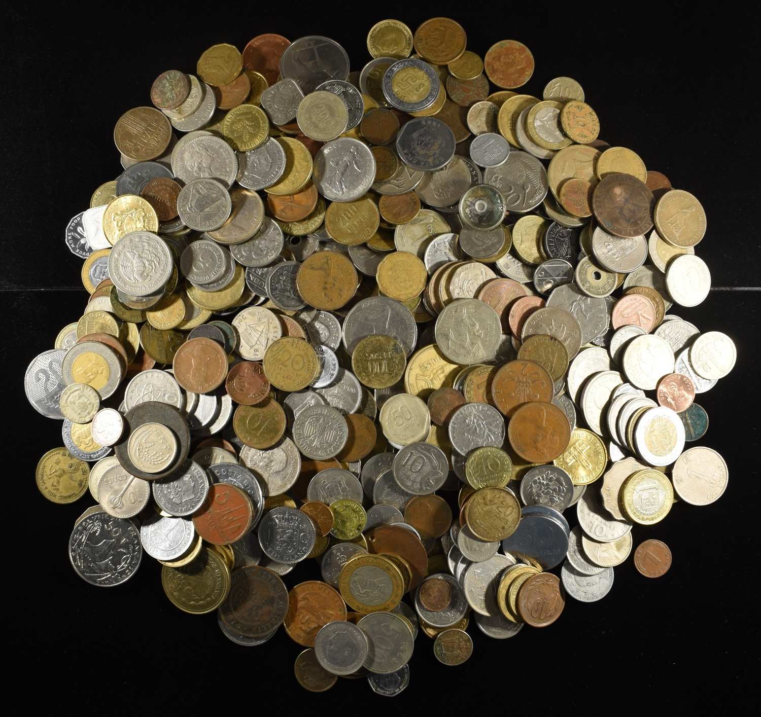 5 LBS FOREIGN COINS