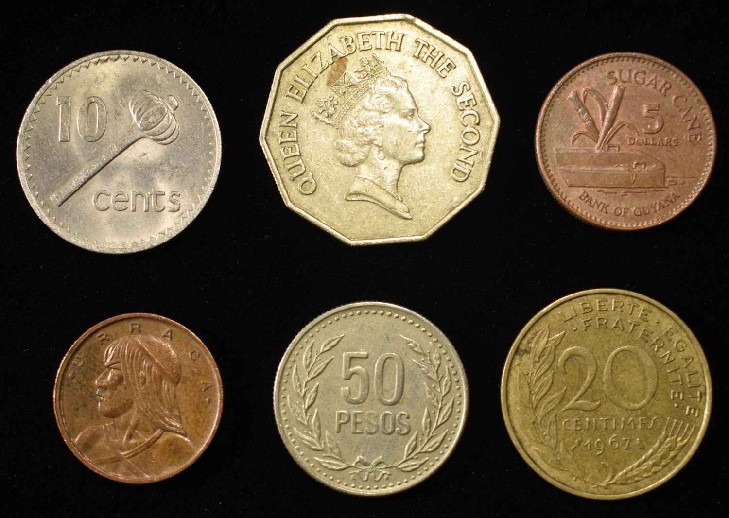 5 LBS FOREIGN COINS