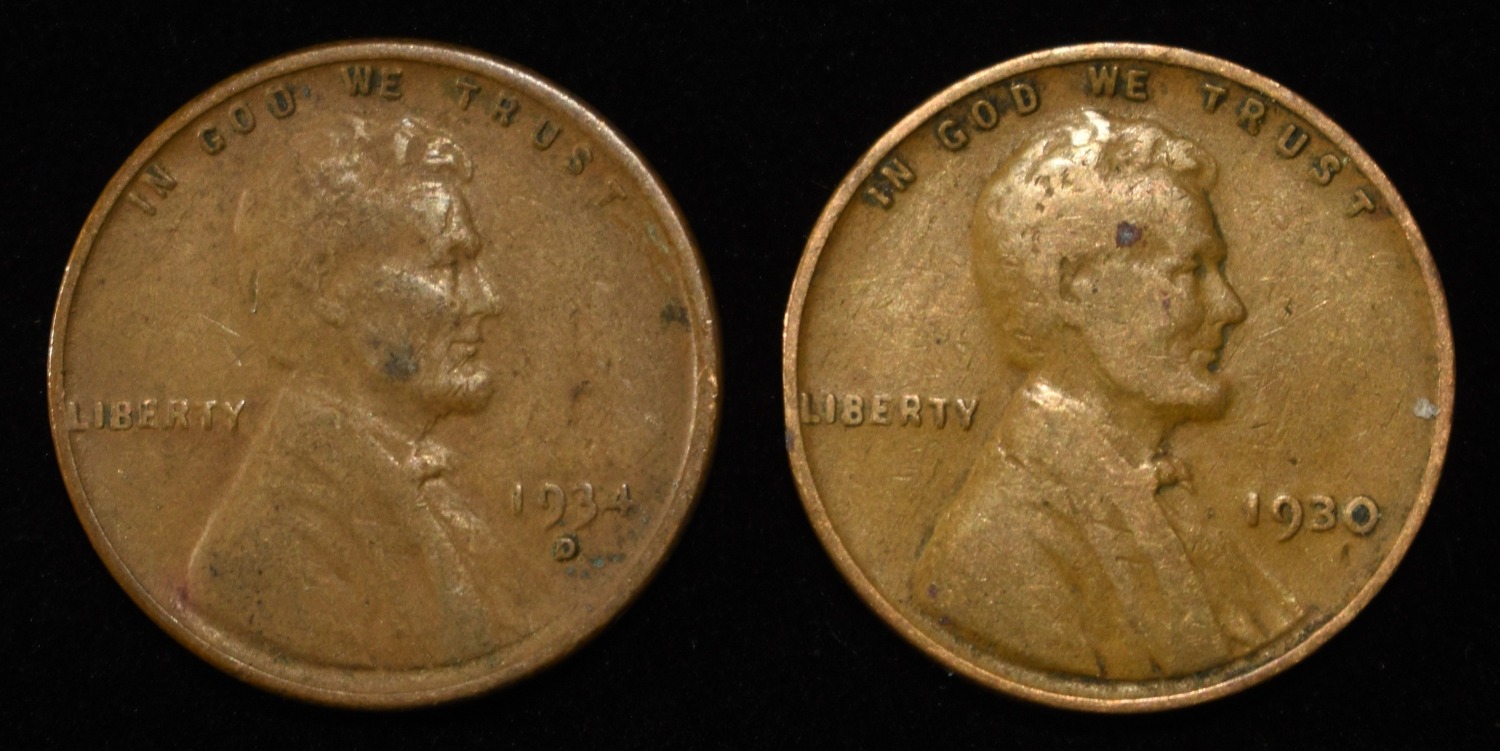 (500) WHEAT CENTS: MIXED DATES