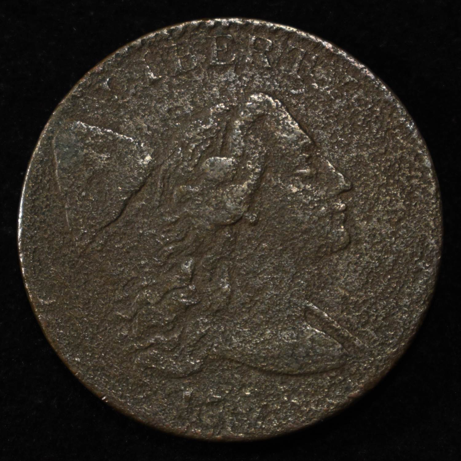 1794 FLOWING HAIR LARGE CENT VF