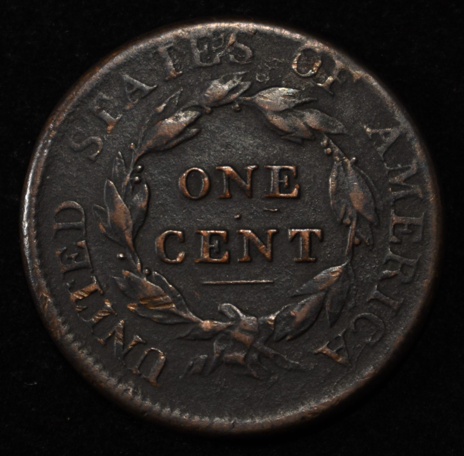 1812 CLASSIC HEAD LARGE CENT VF