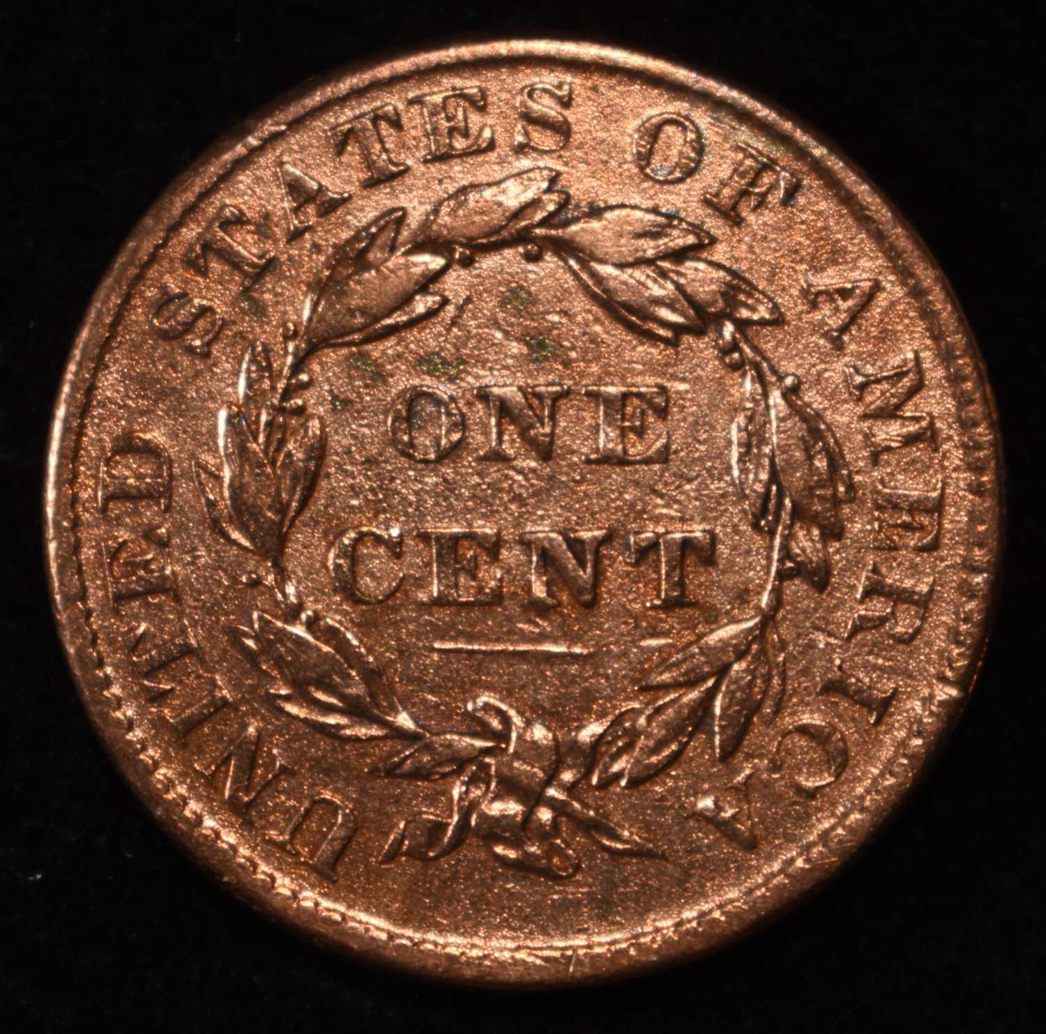 1837 CORONET HEAD LARGE CENT RD AU