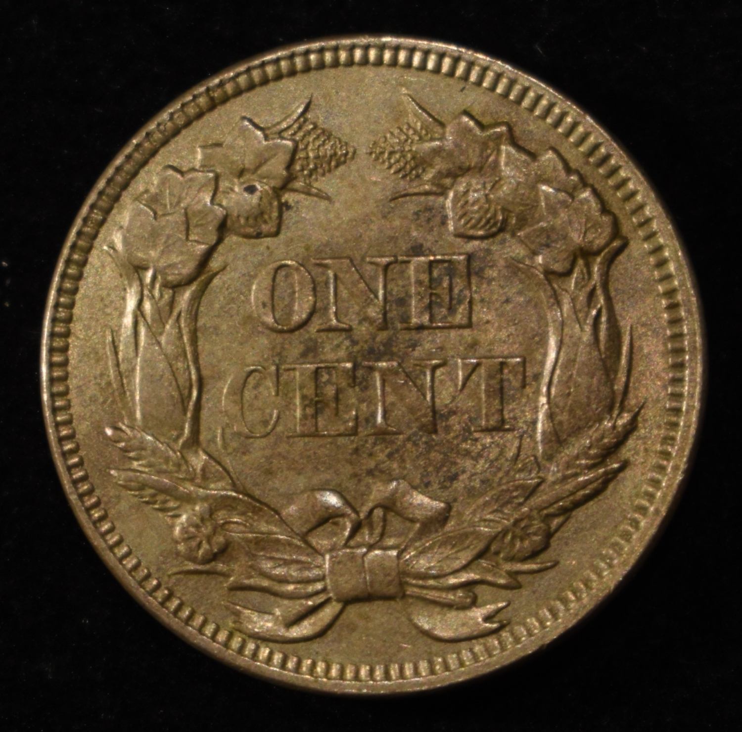 1857 FLYING EAGLE CENT CH BU