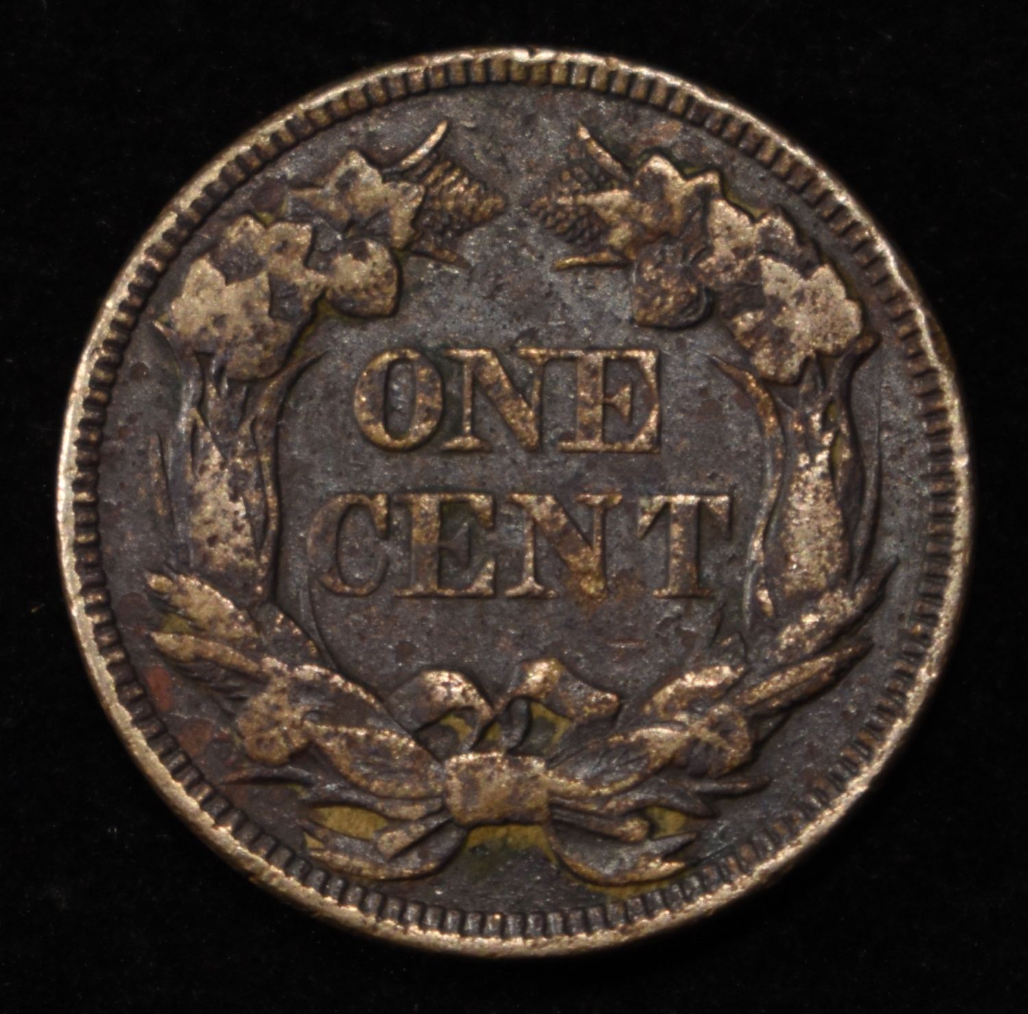 1858 FLYING EAGLE CENT AU/BU