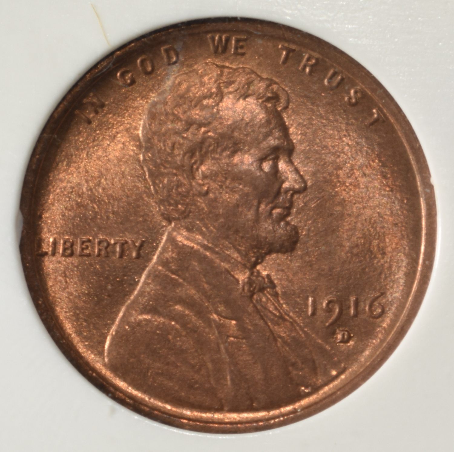 1916-D WHEAT CENT PCI GEM BU RD