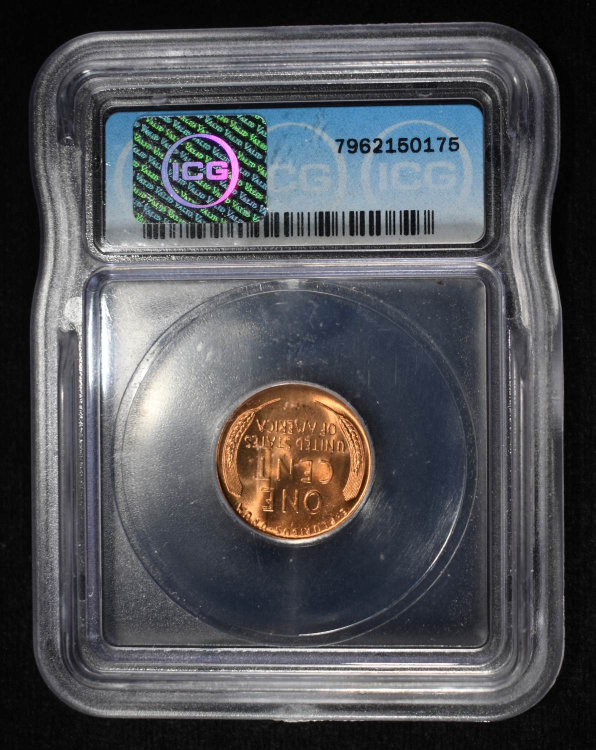 1958-D WHEAT CENT ICG MS67 RD
