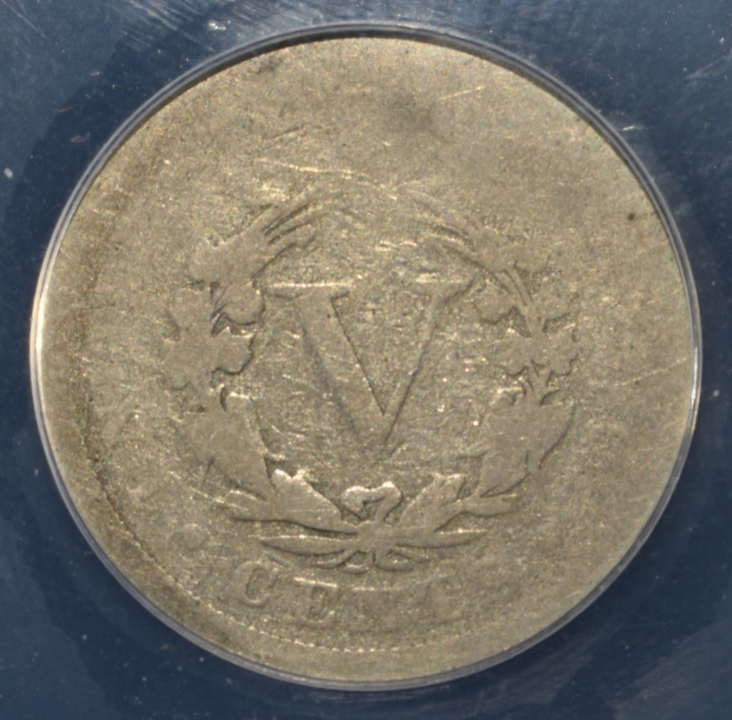 1886 "V" NICKEL AG 3 ANACS
