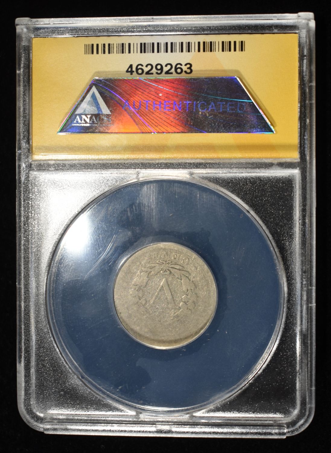 1886 "V" NICKEL AG 3 ANACS