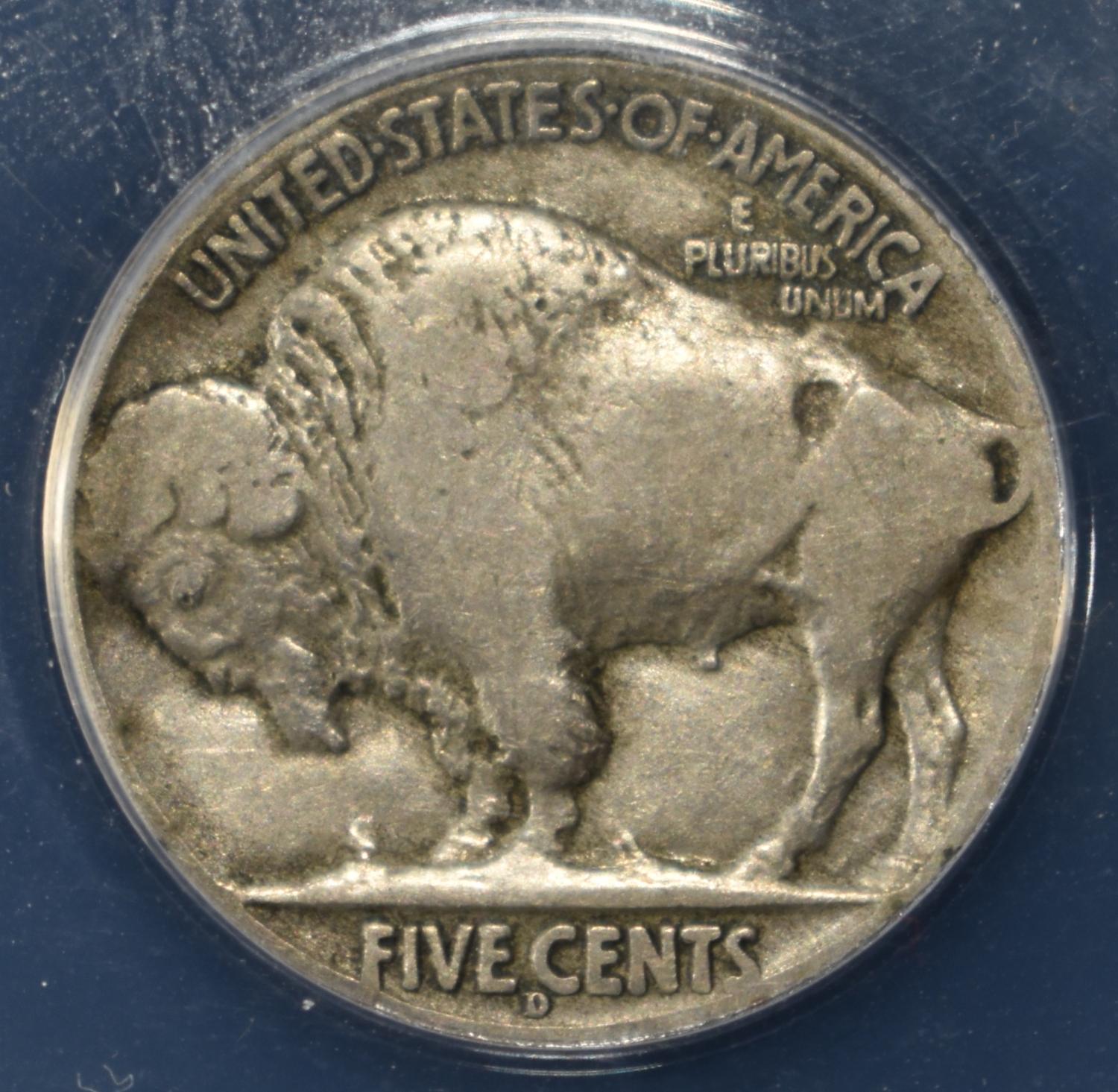 1914-D BUFFALO NICKEL VG8 DETAILS SCRATCHED ANACS