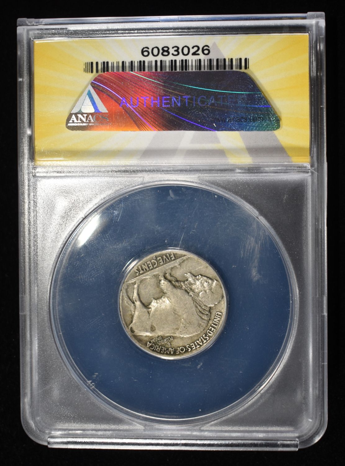 1914-D BUFFALO NICKEL VG8 DETAILS SCRATCHED ANACS
