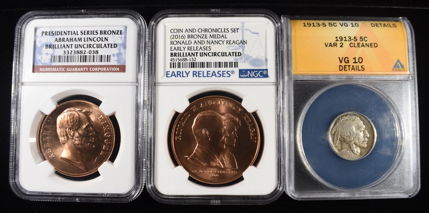 GRADED COIN LOT