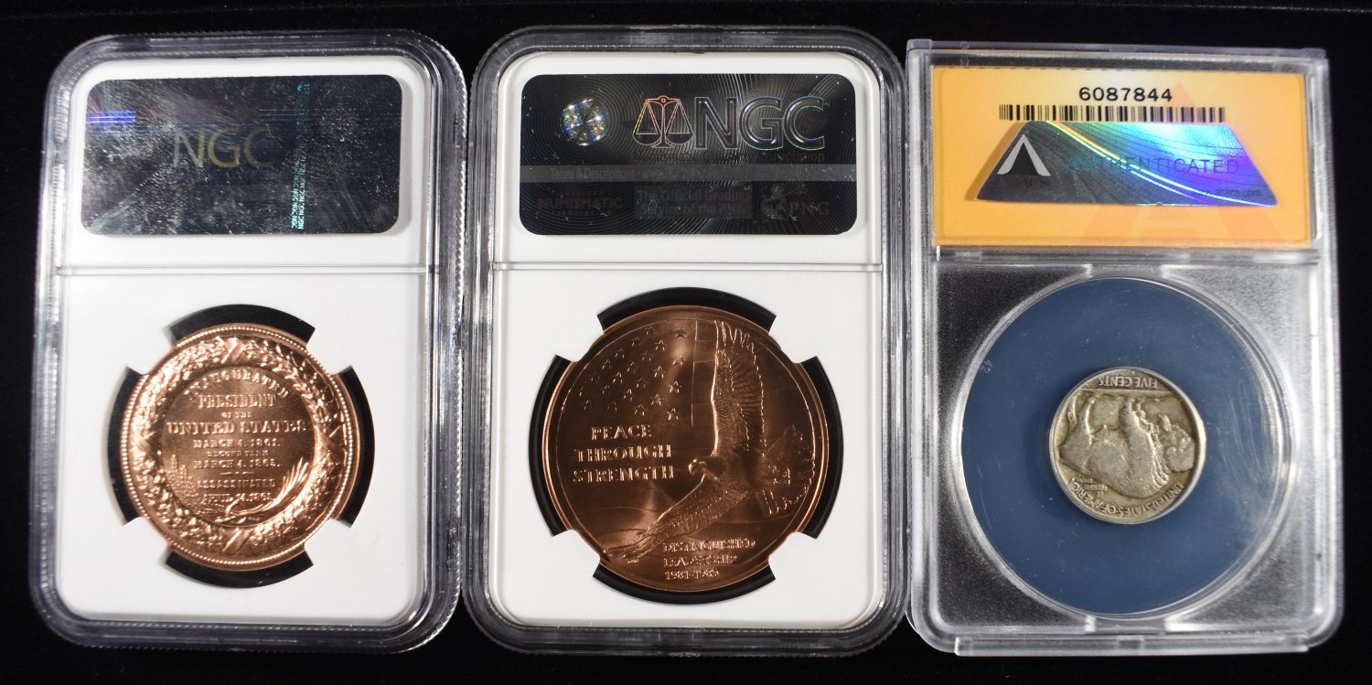 GRADED COIN LOT