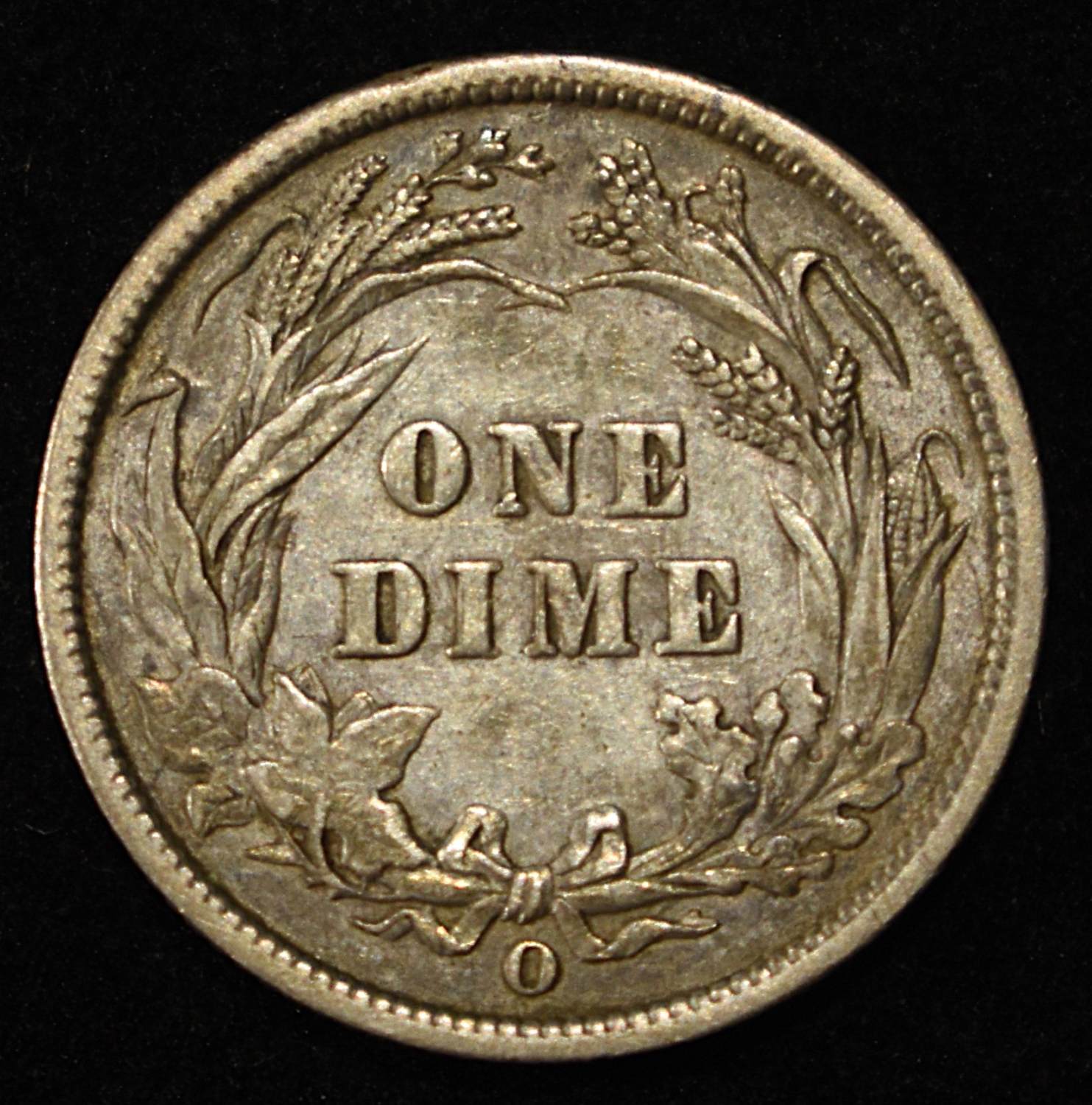 1899-O BARBER DIME LOVELY ORIG AU
