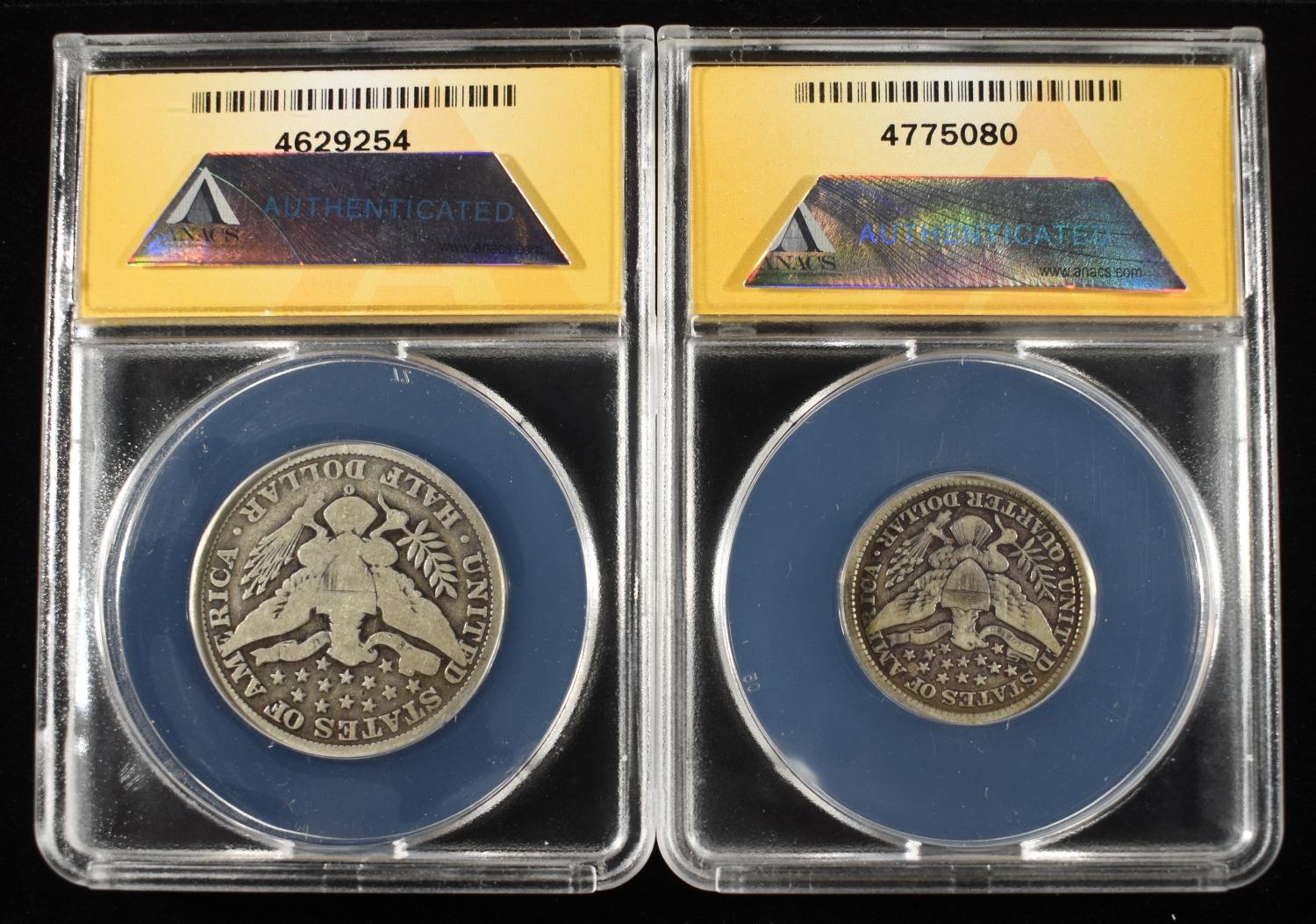 (2) GRADED COINS