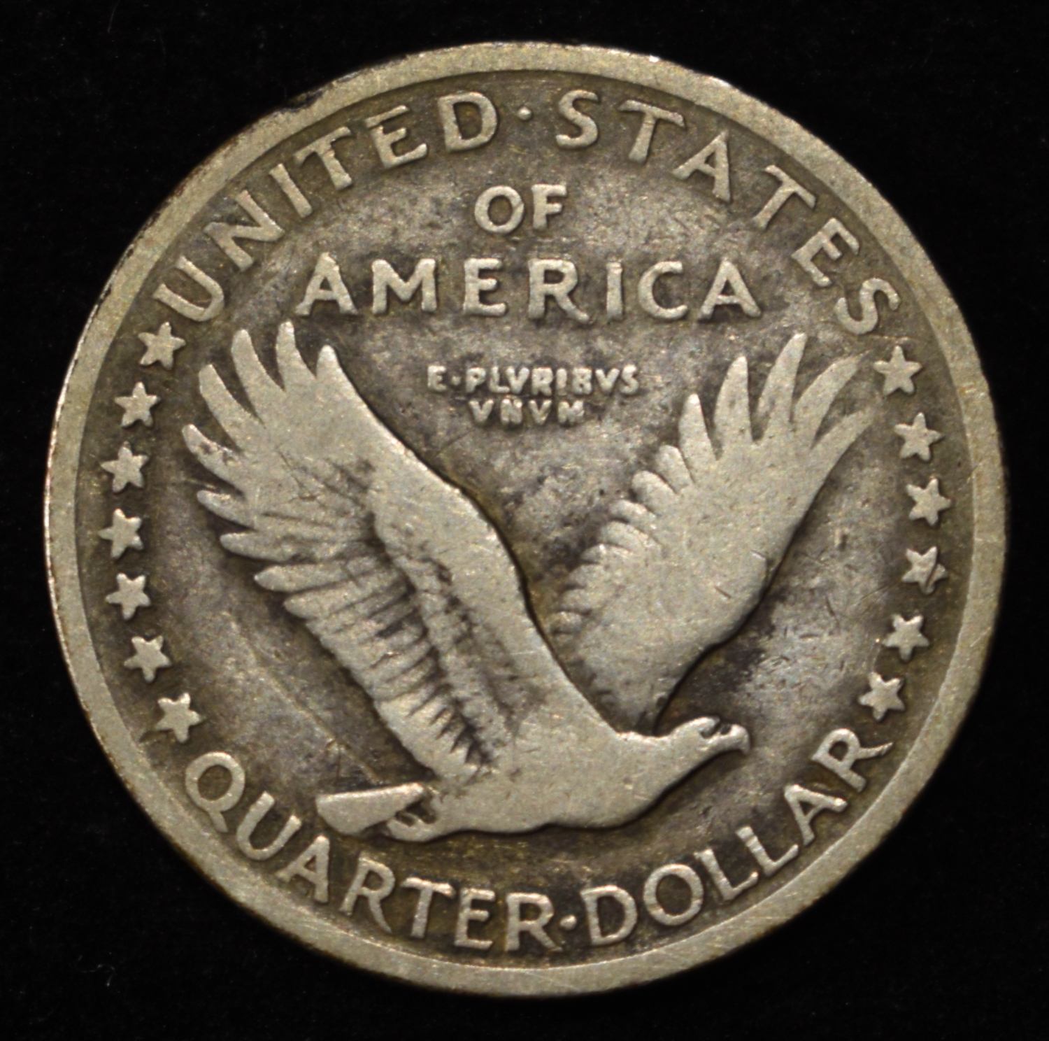 1917 STANDING LIBERTY QUARTER TYPE 1 VG