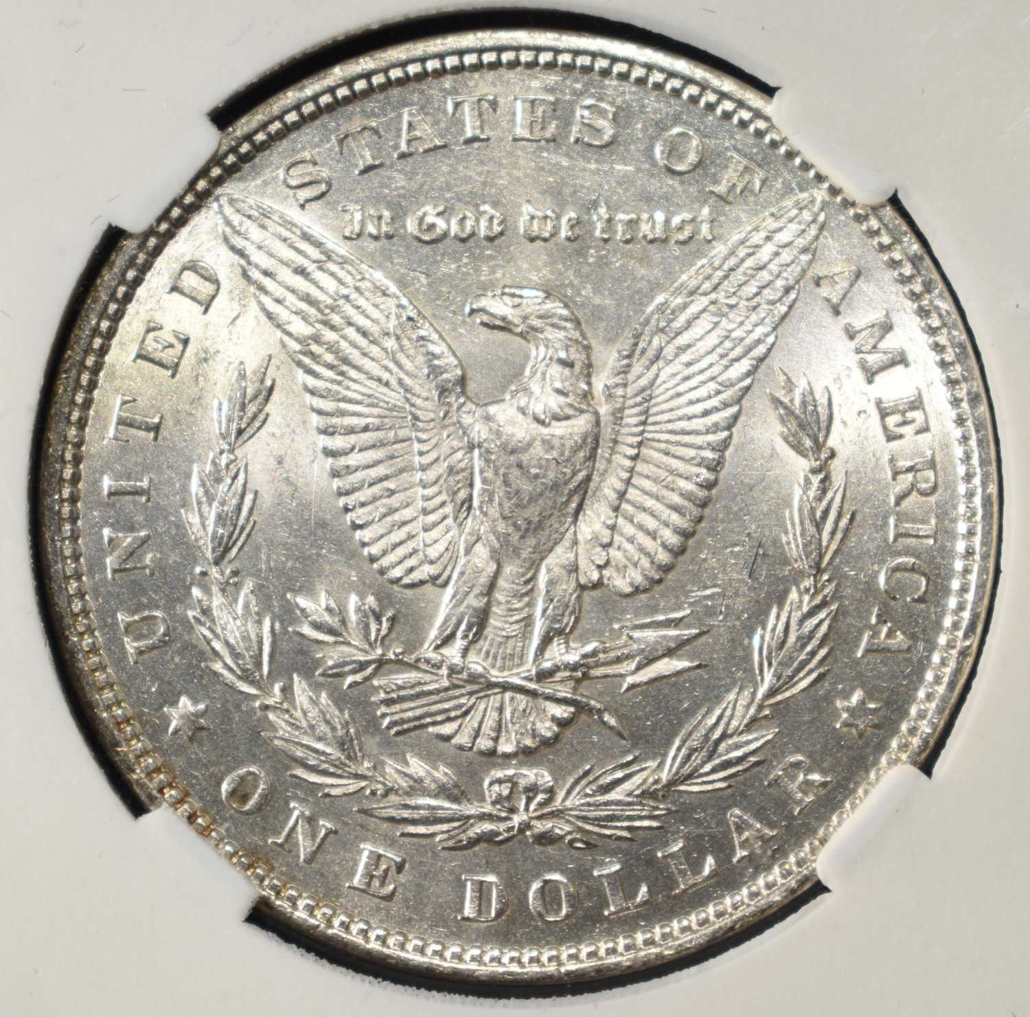 1878 7TF REV 79 MORGAN DOLLAR PGA CH/GEM BU