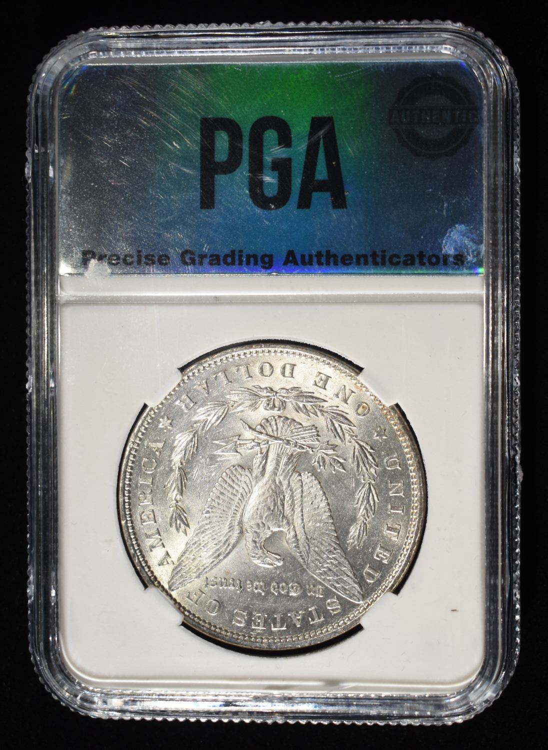 1878 7TF REV 79 MORGAN DOLLAR PGA CH/GEM BU