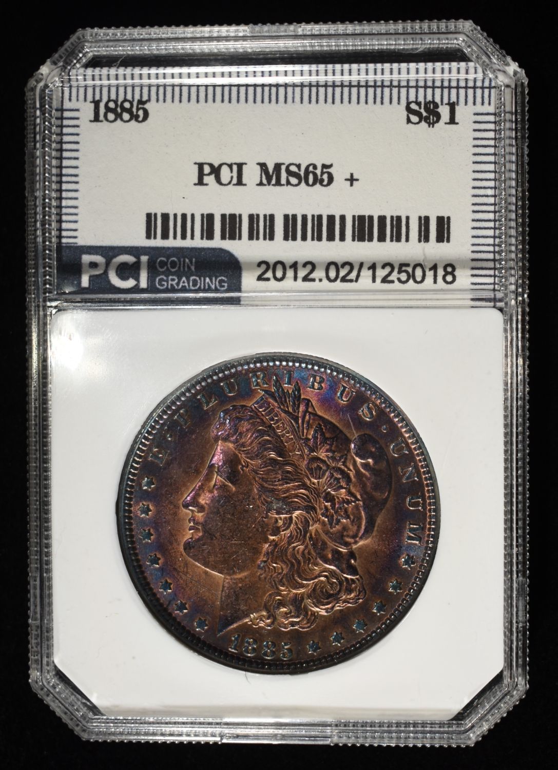 1885 MORGAN DOLLAR PCI GEM BU