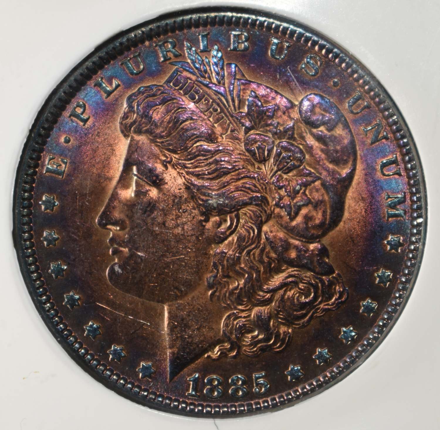 1885 MORGAN DOLLAR PCI GEM BU