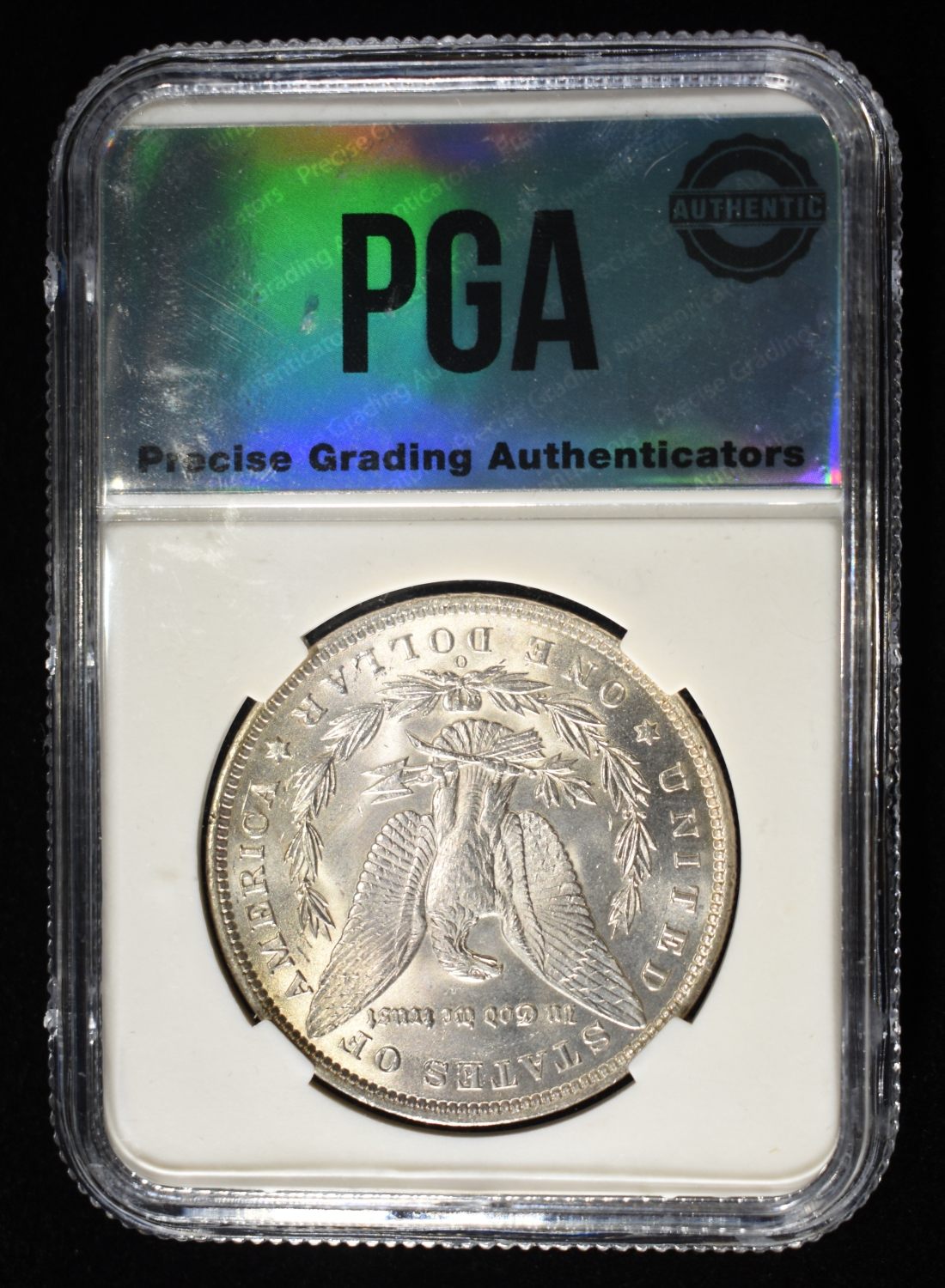 1885-O MORGAN DOLLAR PGA SUPERB GEM BU