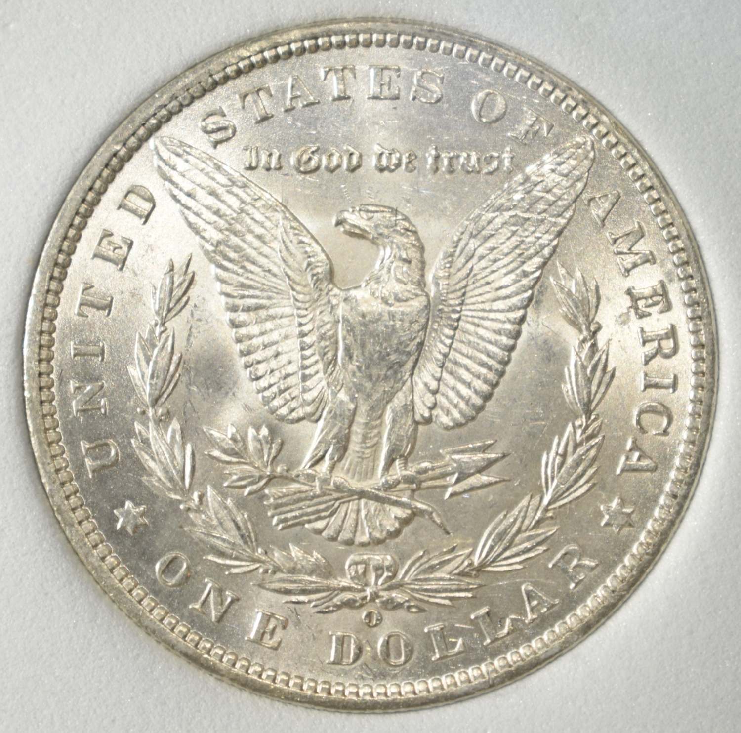 1886-O MORGAN DOLLAR CCGS CH BU