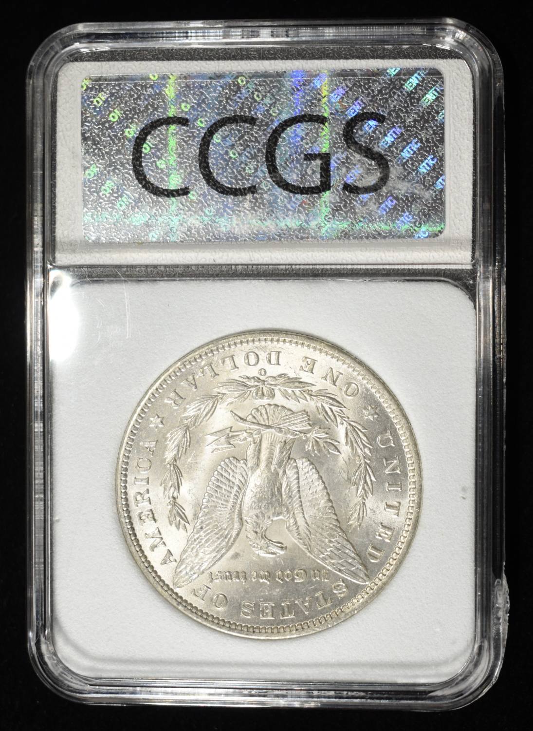 1886-O MORGAN DOLLAR CCGS CH BU