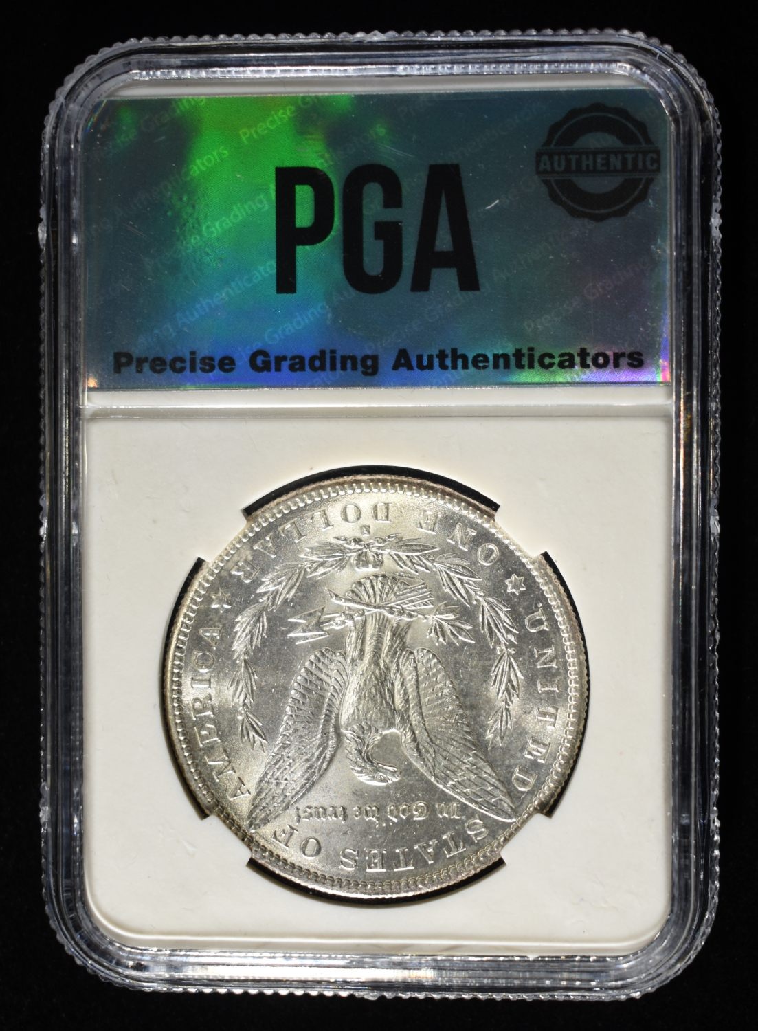 1889-S MORGAN DOLLAR PGA GEM BU