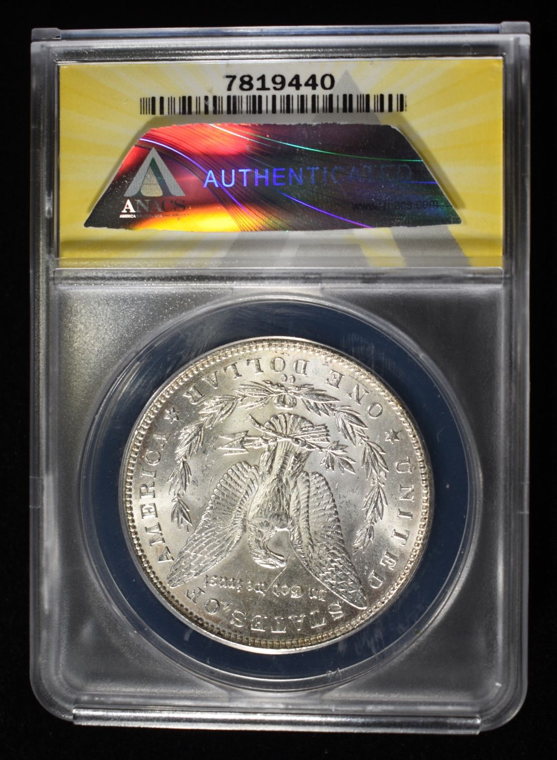 1891-CC MORGAN DOLLAR ANACS MS61