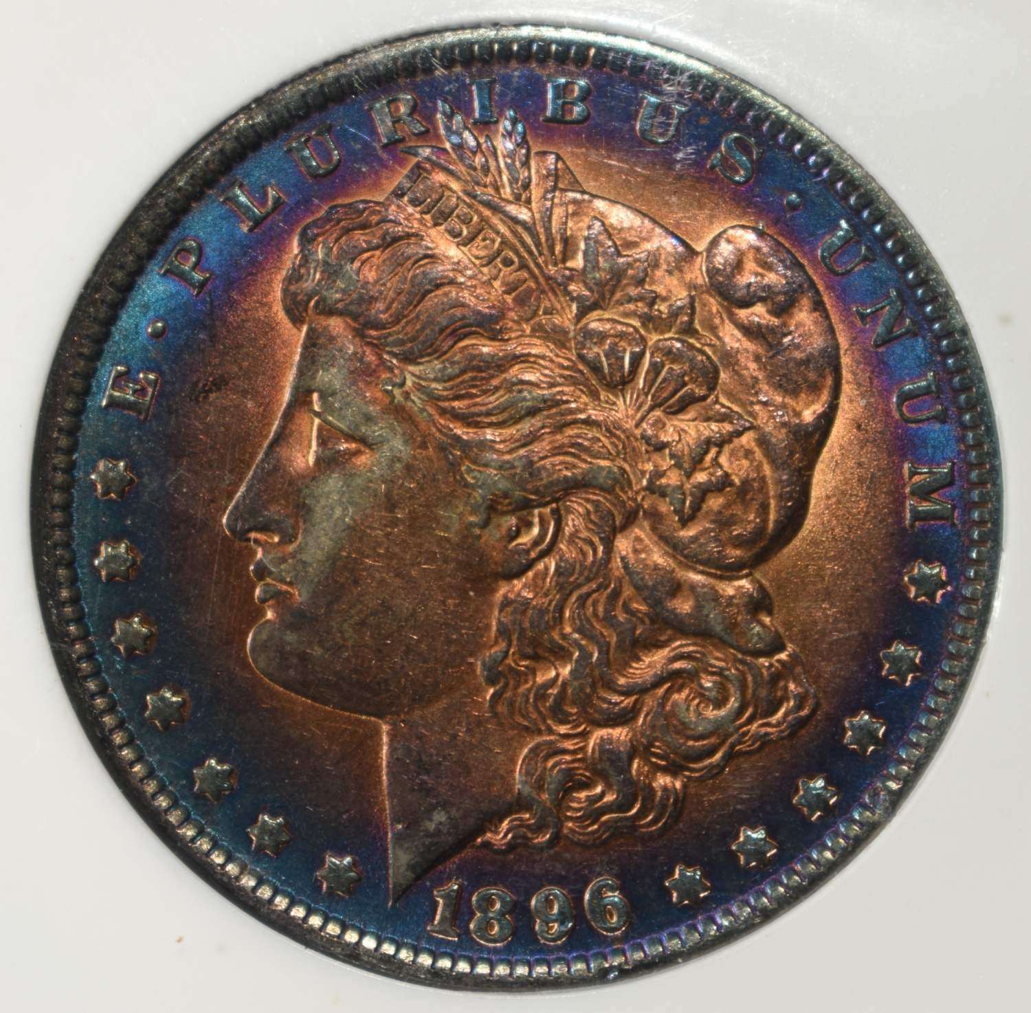 1896 MORGAN DOLLAR PCI GEM BU