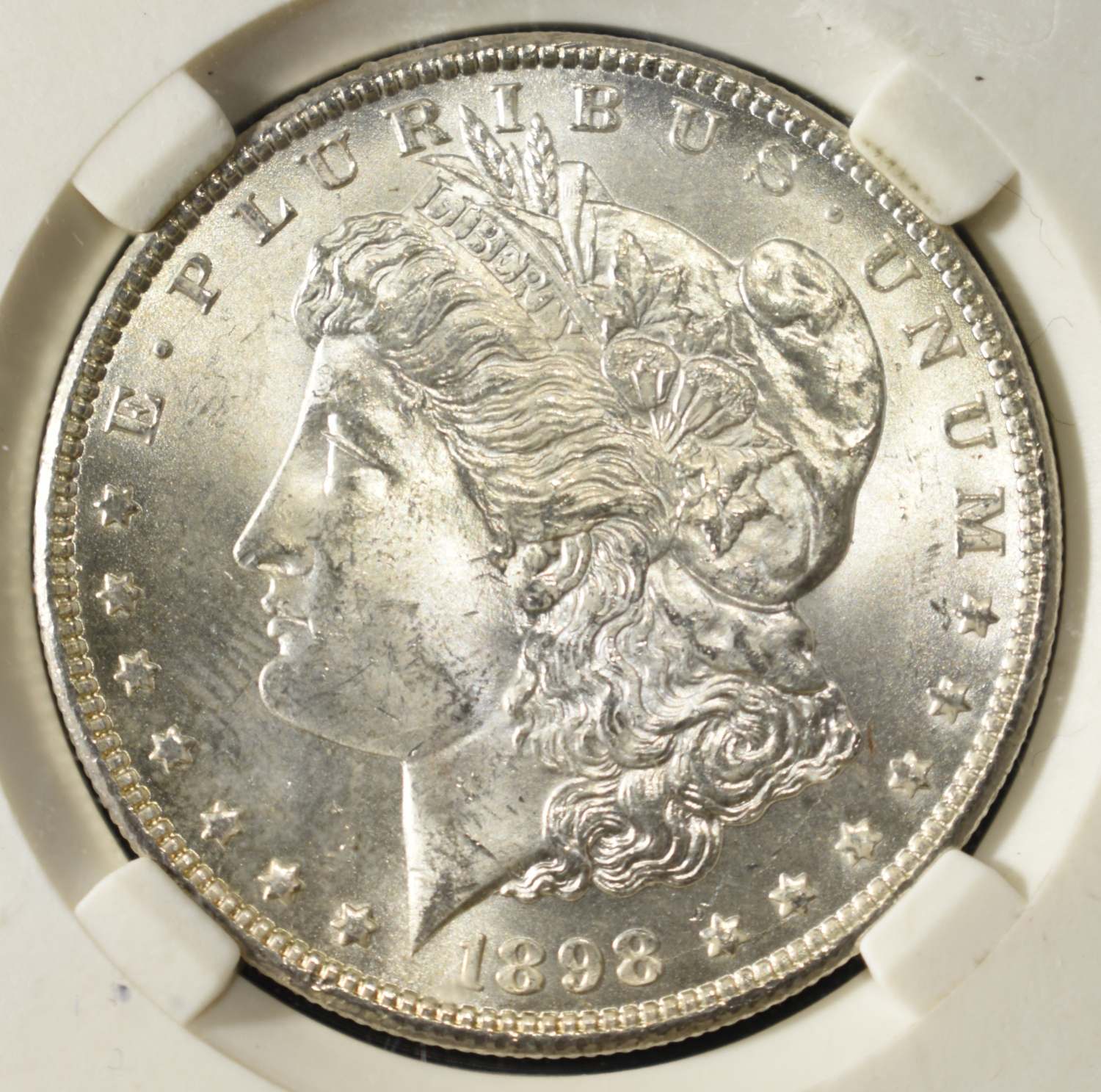 1898-O MORGAN DOLLAR PGA SUPERB GEM BU