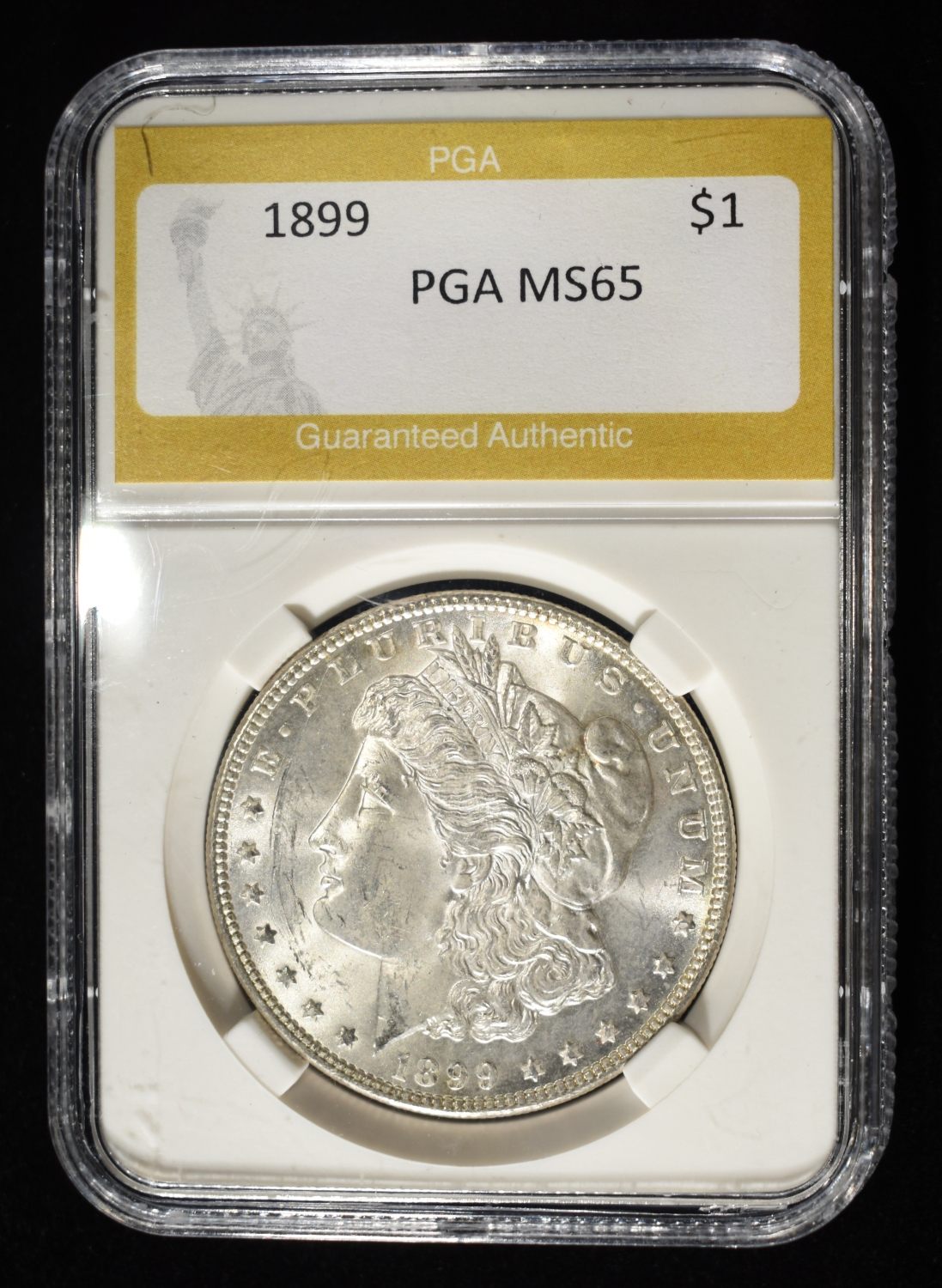 1899 MORGAN DOLLAR PGA GEM BU