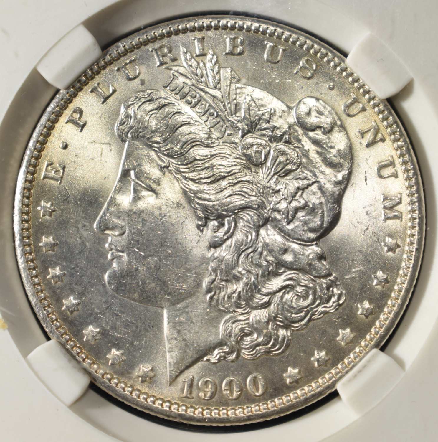 1900 MORGAN DOLLAR PGA GEM BU