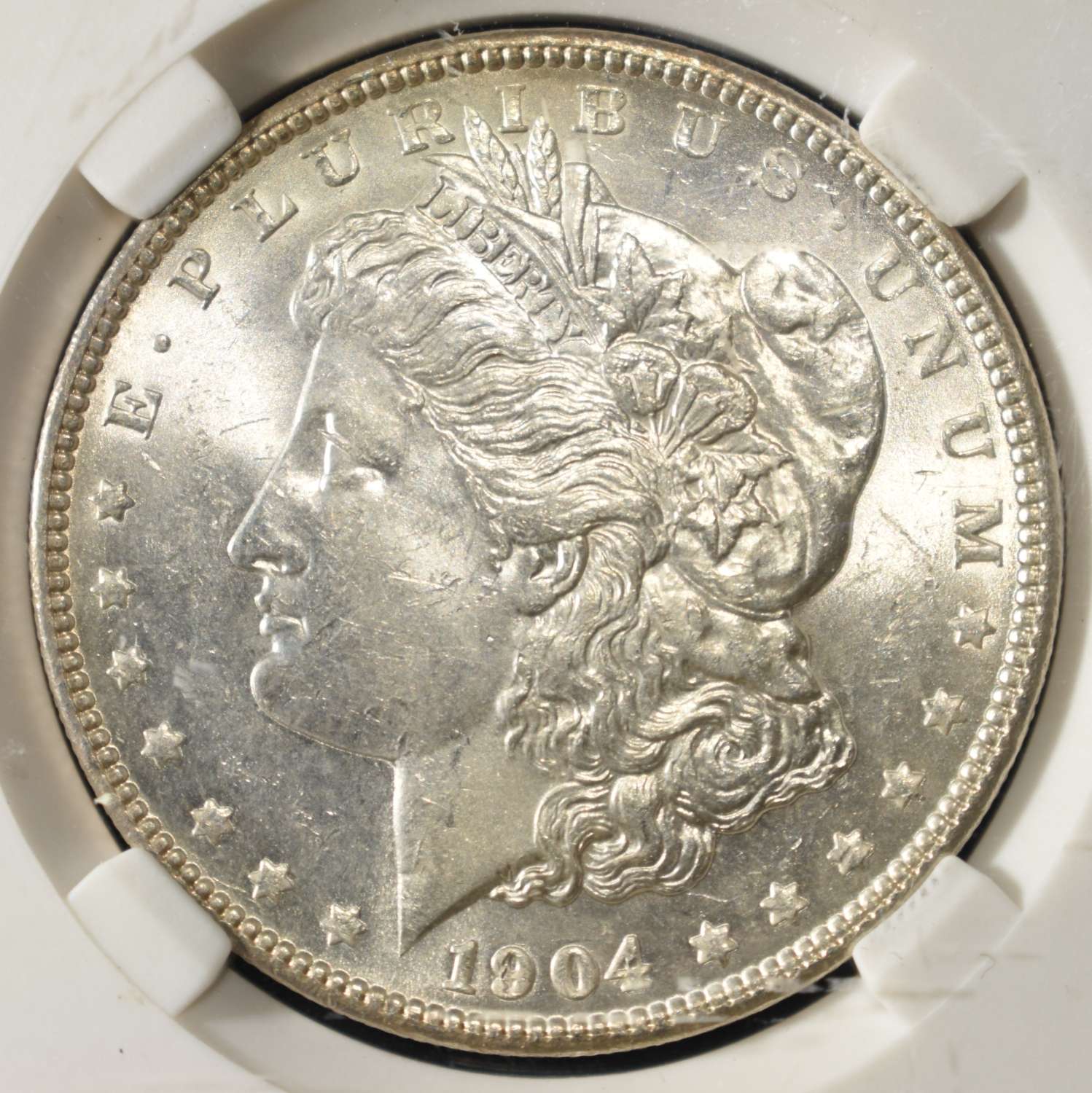 1904 MORGAN DOLLAR PGA GEM BU