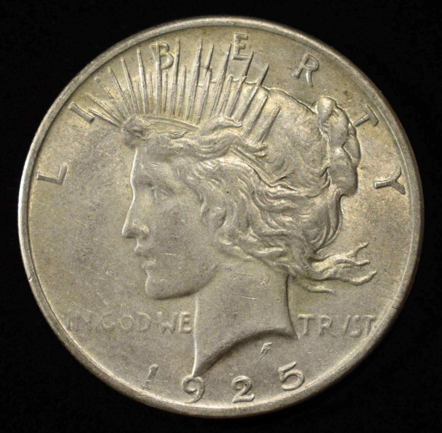 1925 PEACE DOLLAR NO-FEATHERS