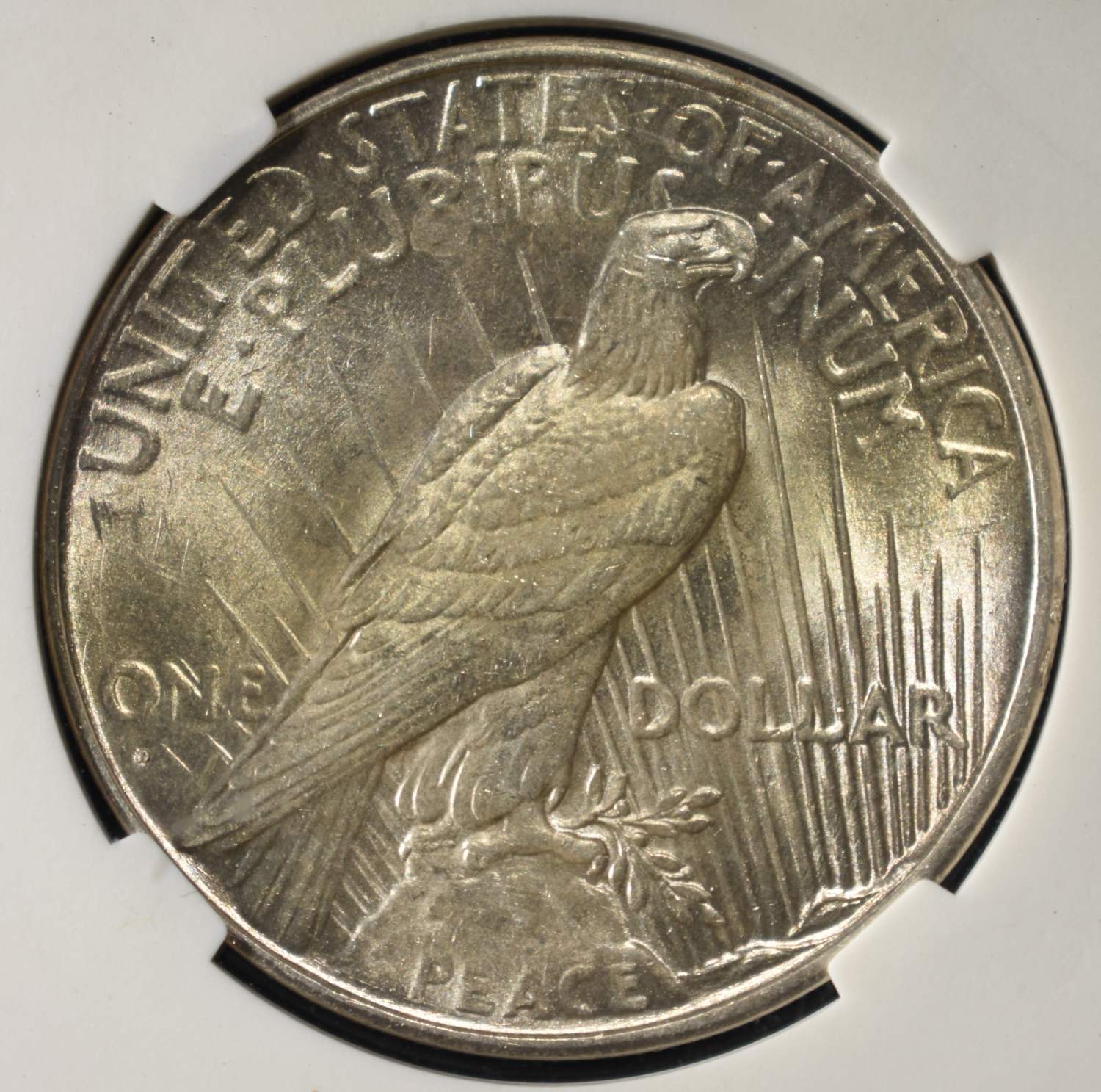 1934-D PEACE DOLLAR PGA CH/GEM BU