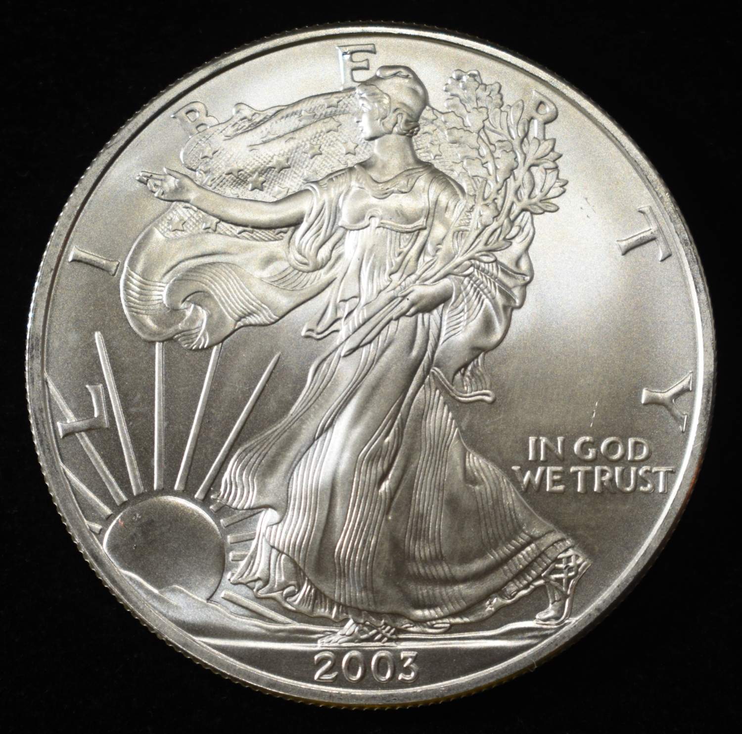 2003 AMERICAN SILVER EAGLE