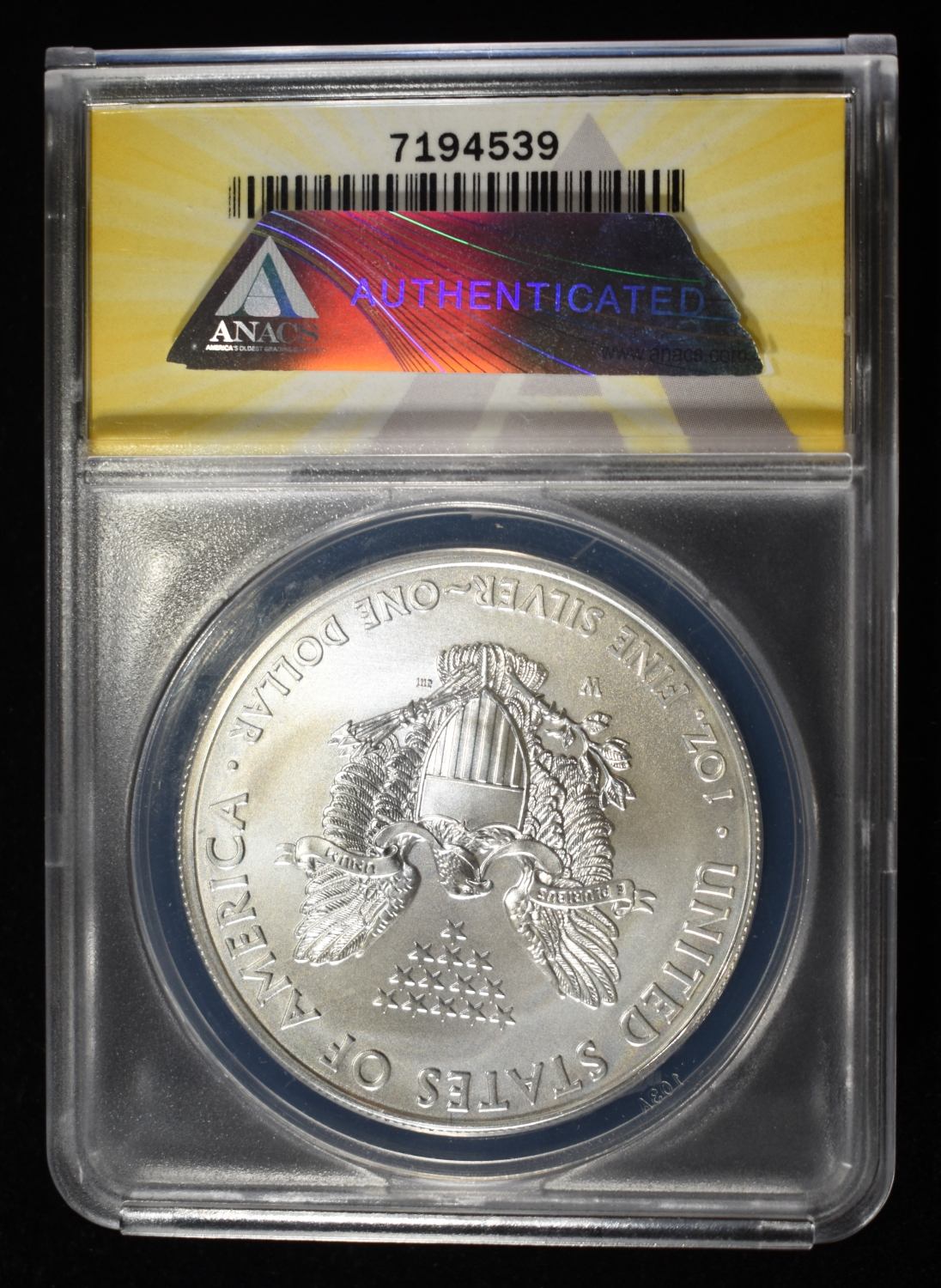 2014-W AMERICAN SILVER EAGLE MS 69 ANACS