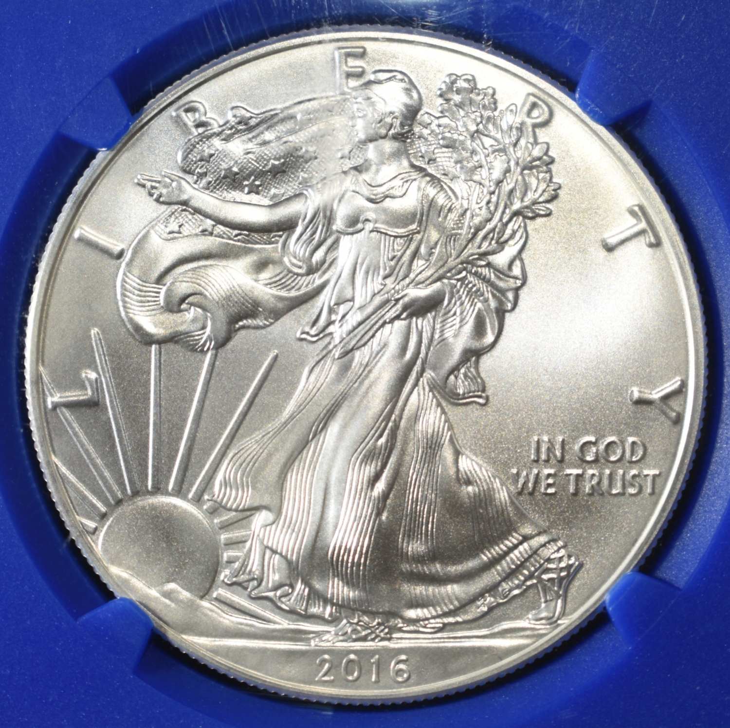 2016-W AMERICAN SILVER EAGLE MS 70 NGC
