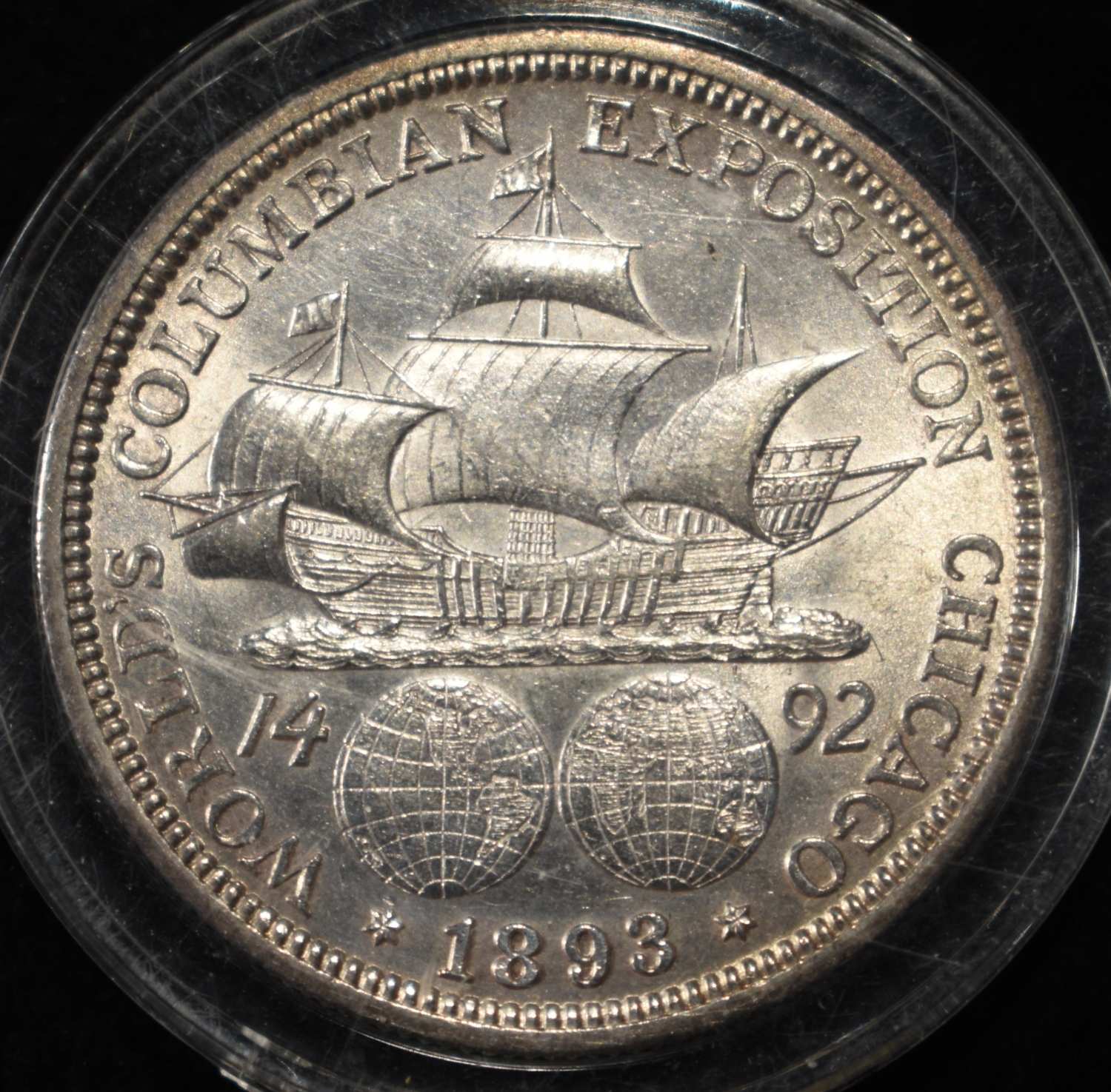 1893 COLUMBIAN COMMEM HALF DOLLAR BU