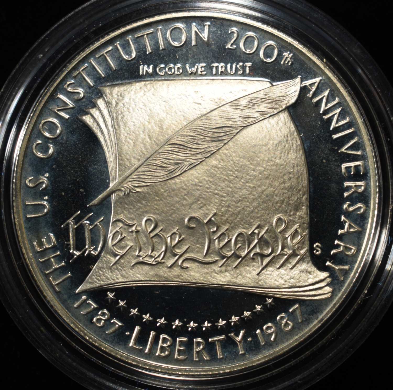 1987-S $1 COMMEM CONSTITUTION