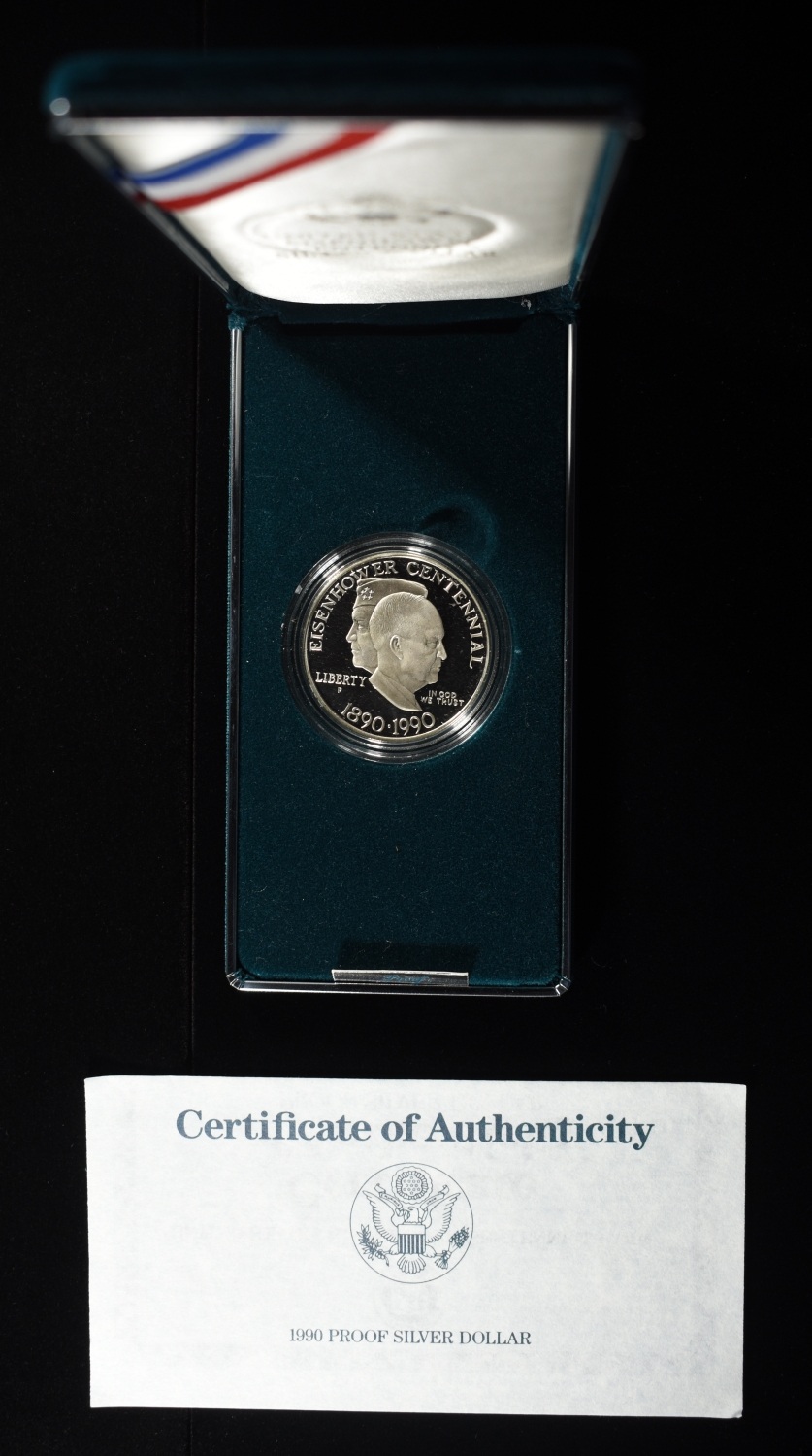 1990-P $1 PROOF EISENHOWER COMMEM