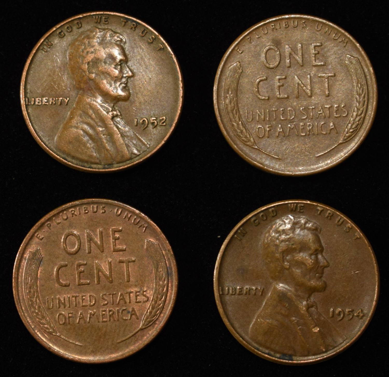 (500) 40'S & 50'S WHEAT CENTS