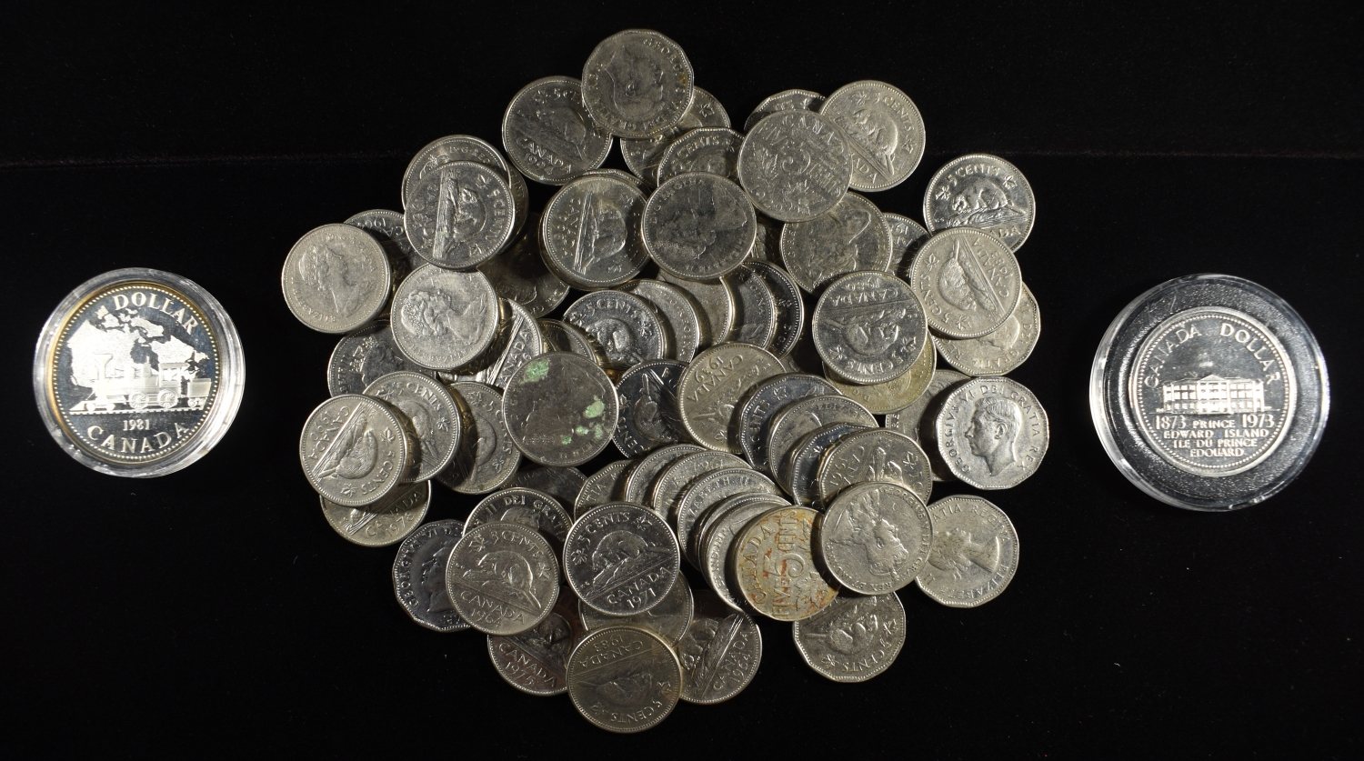 CANADIAN COLLECTORS LOT SOME SILVER